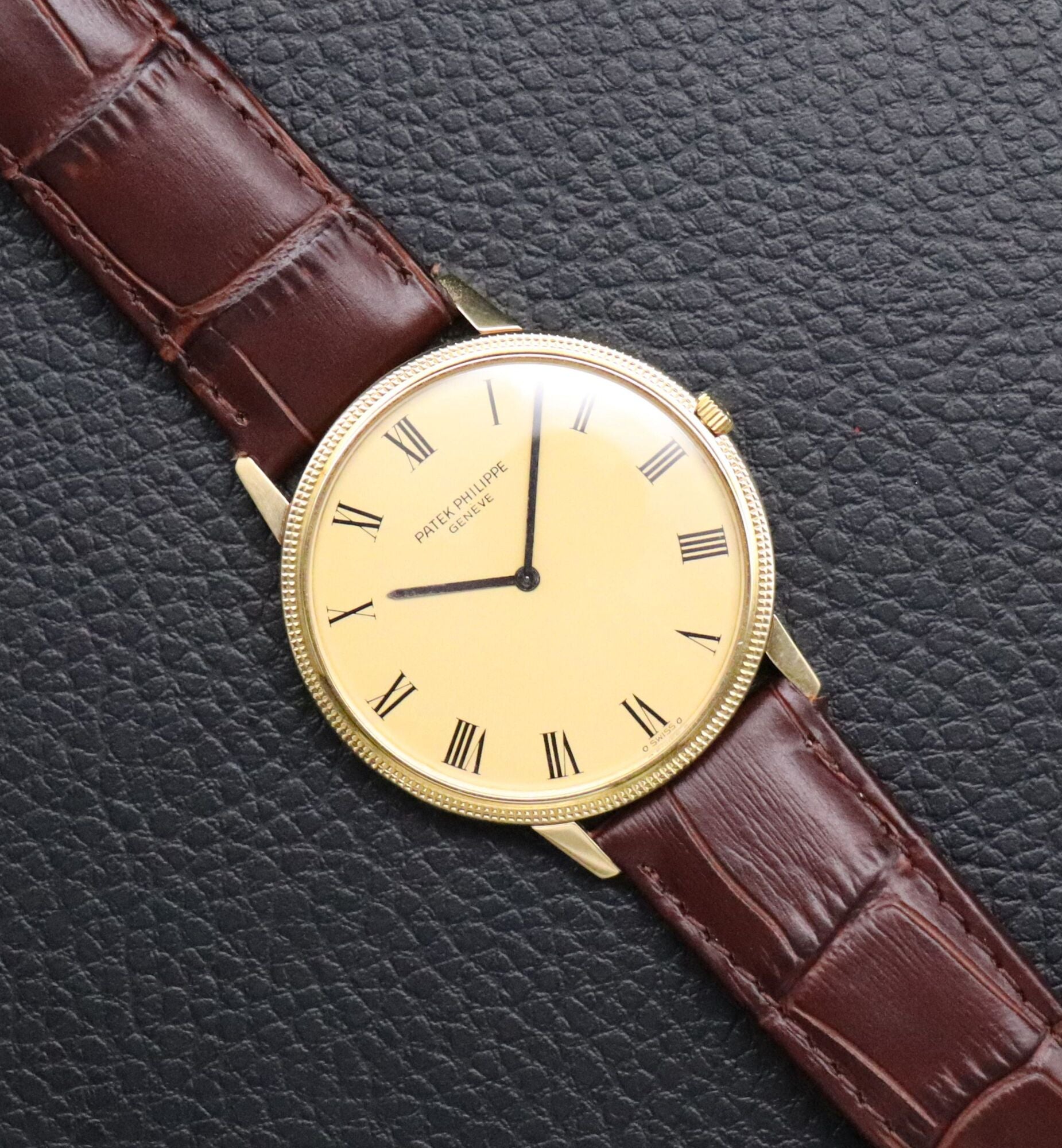Patek Philippe Calatrava Automatic 3590 Gold 18kt Clous De Paris