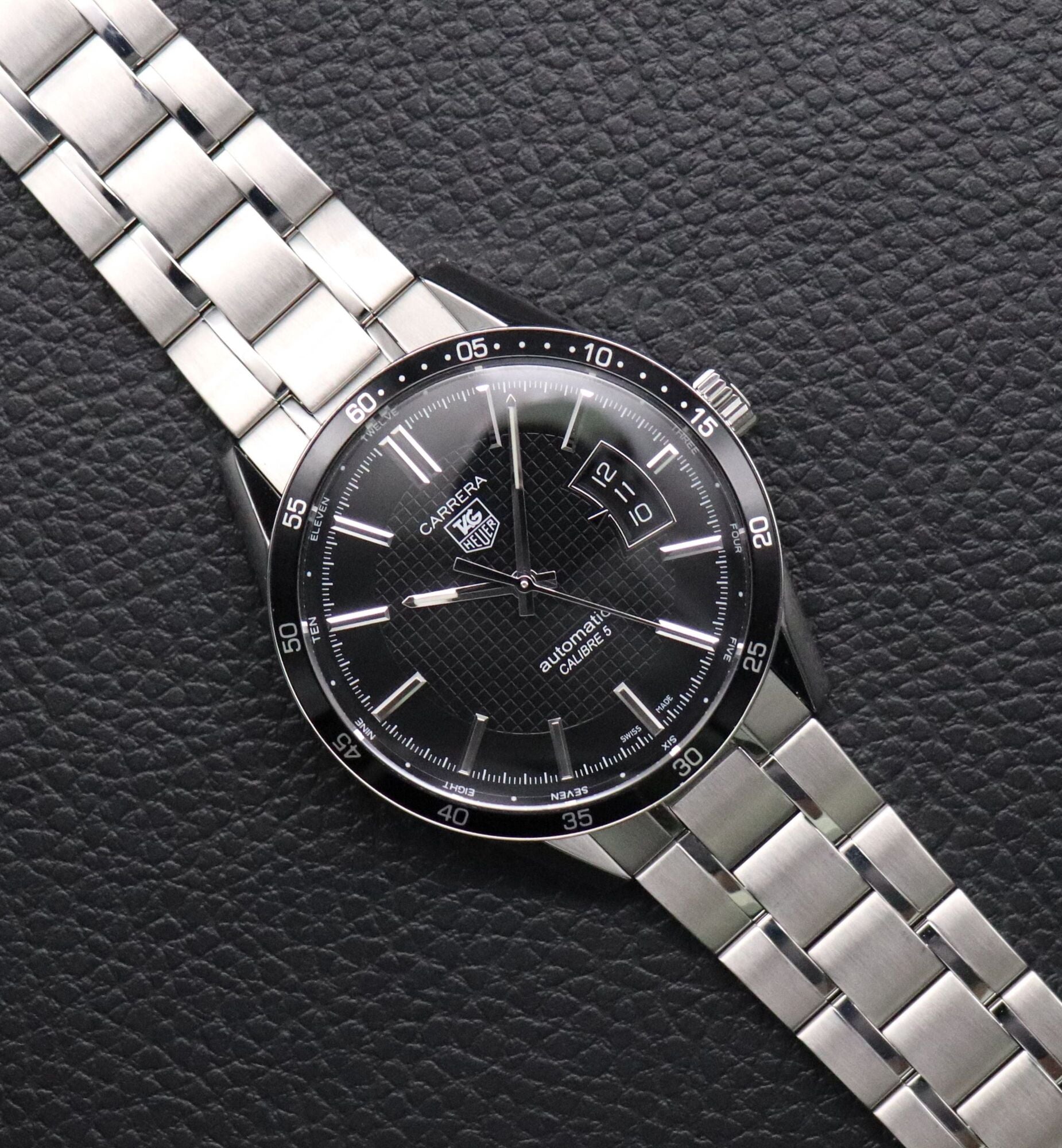 Tag Heuer Carrera Calibre 5 WV211M Black Dial 2010 Papers