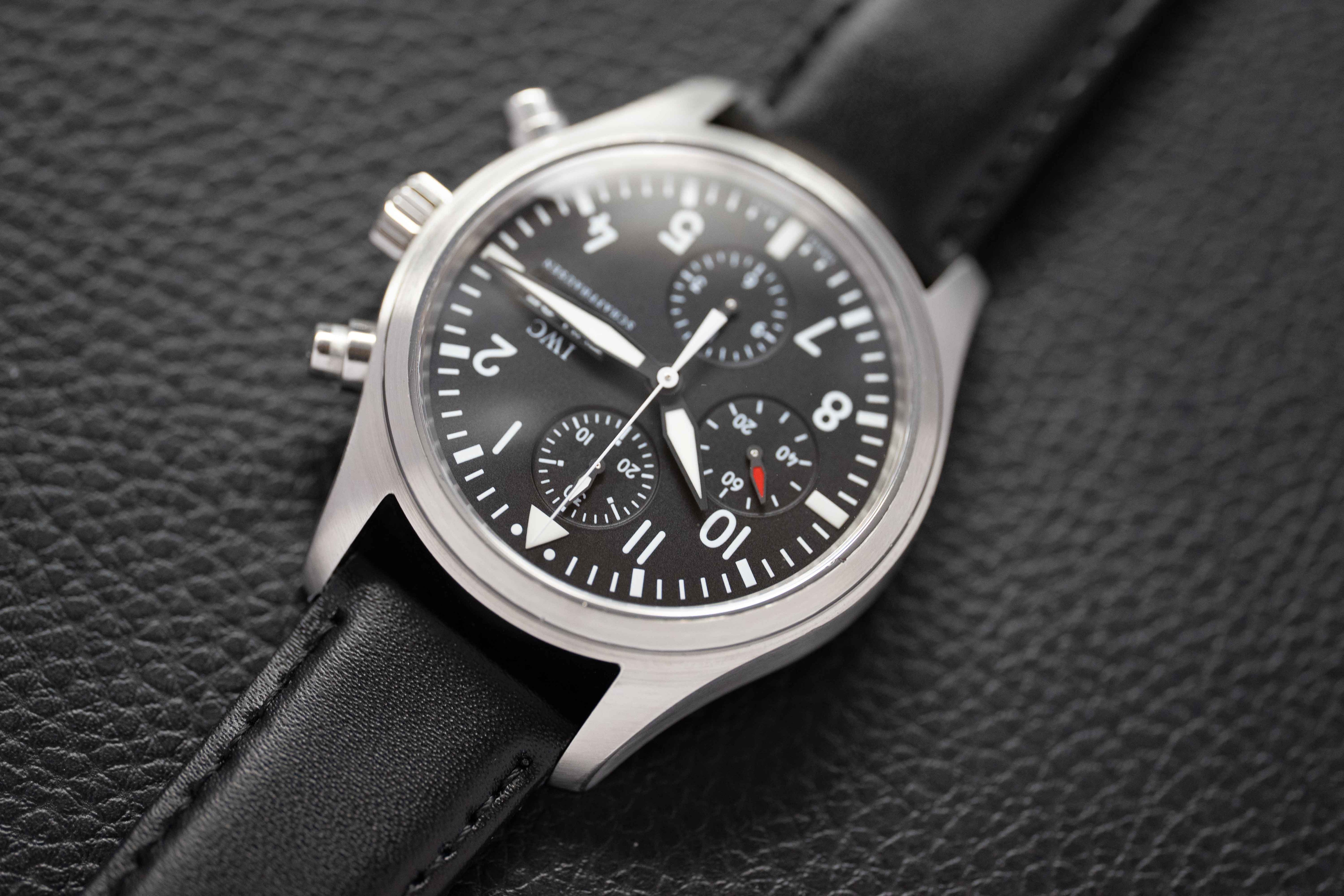 IWC Fliegeruhr Chronograph IW371701 Black Dial 2011