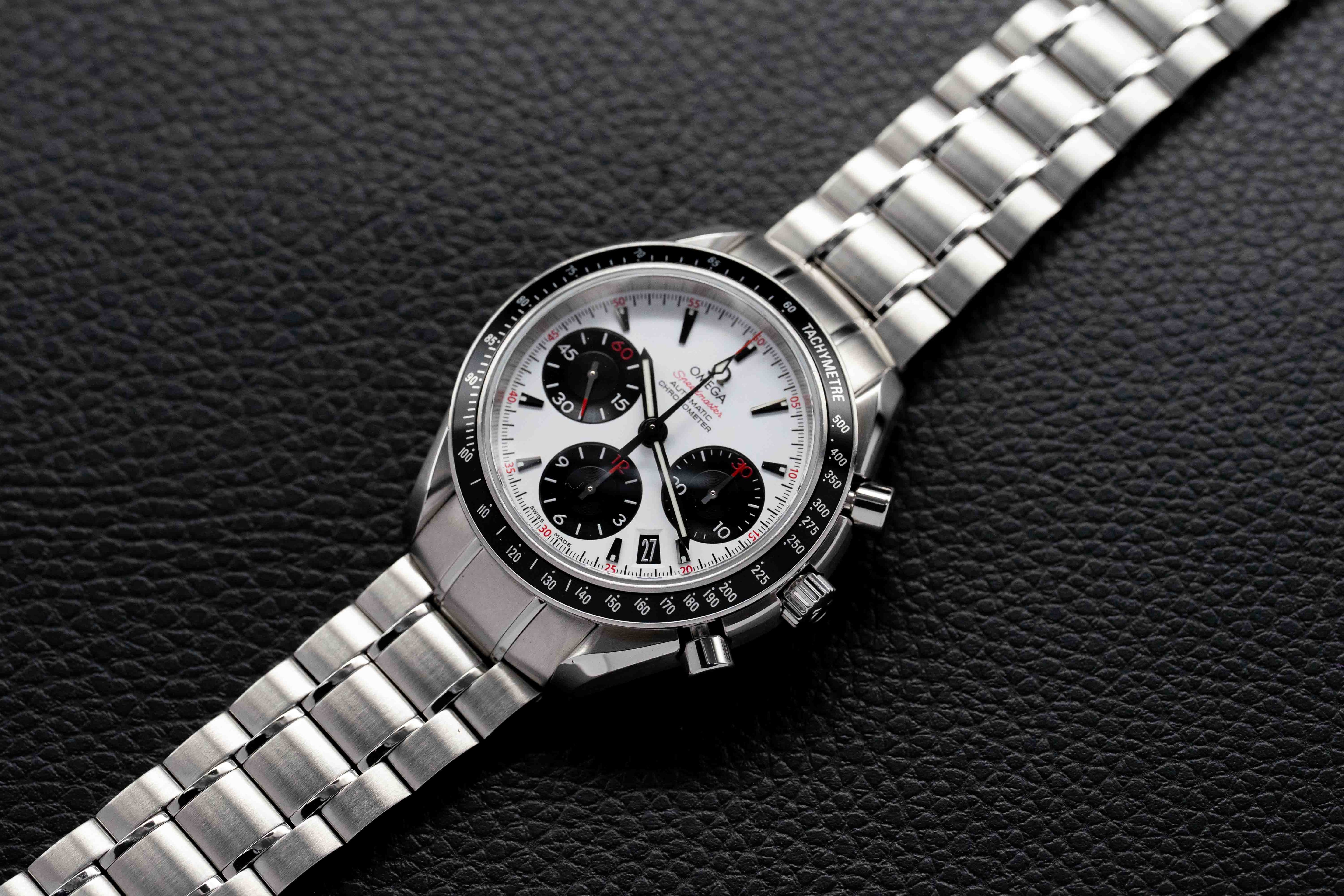 Omega Speedmaster Date 323.30.40.40.04.001 Albino Fullset 2013 Box+Paper