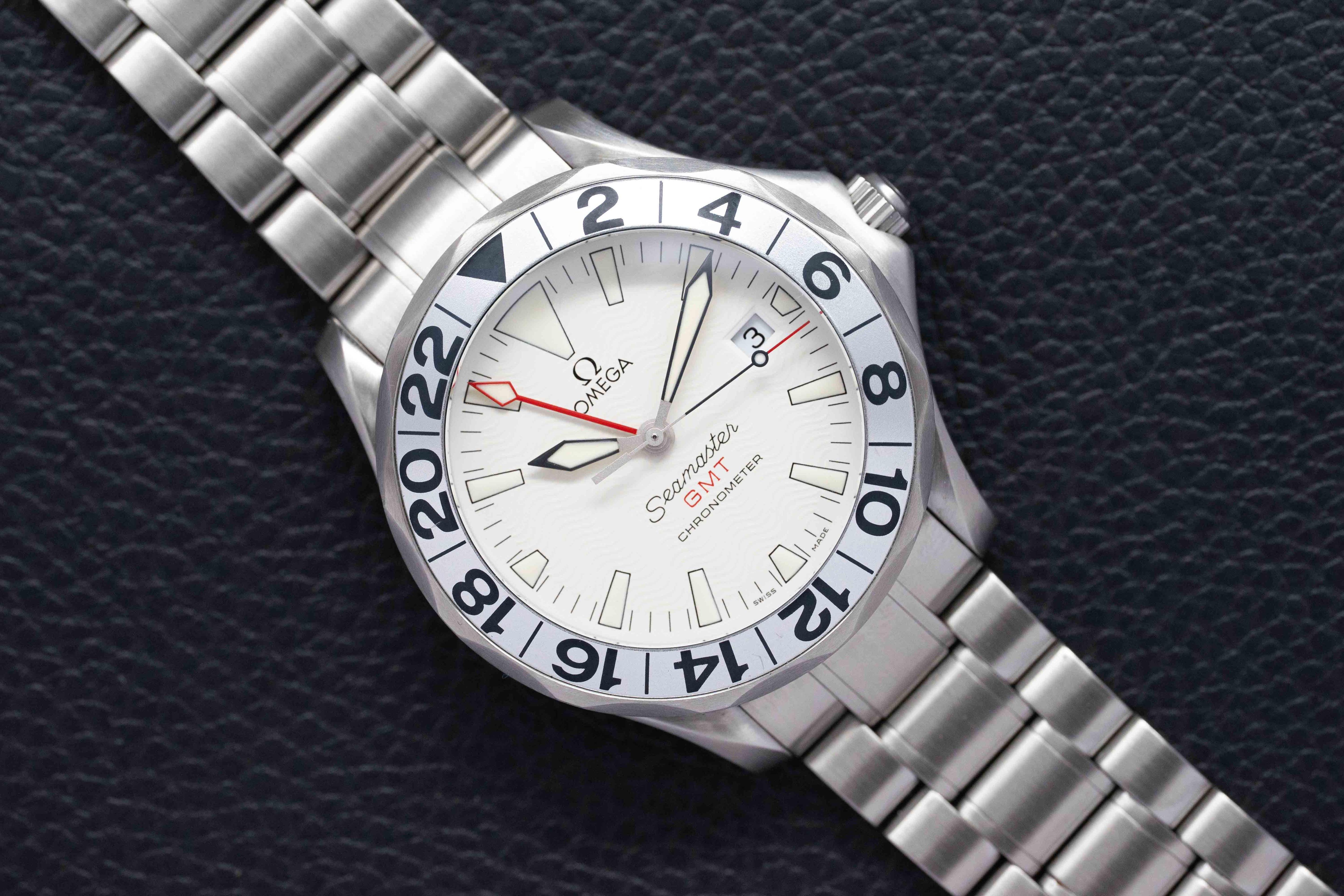 Omega Seamaster GMT 2538.20 White Dial 2006 Albino