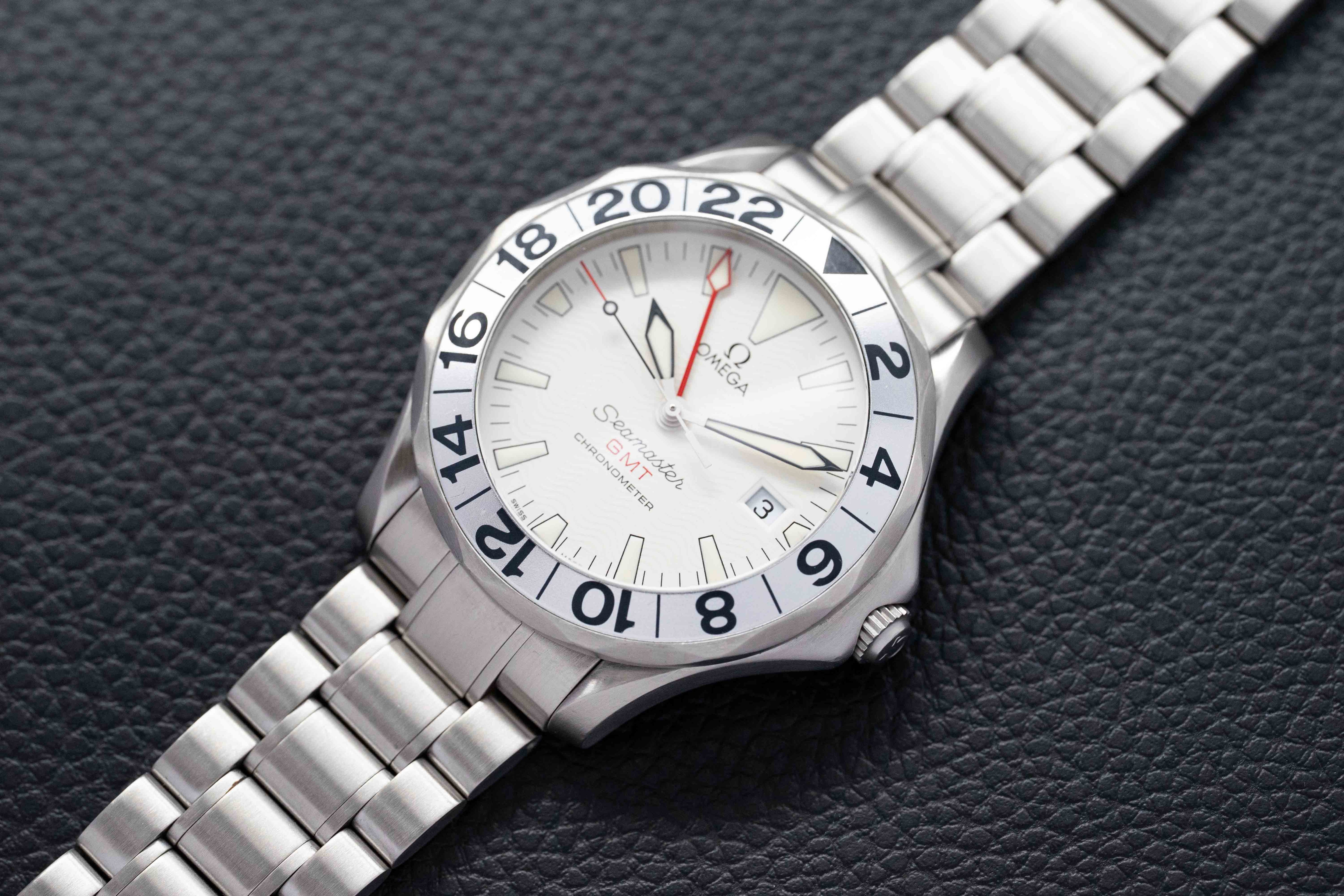 Omega Seamaster GMT 2538.20 White Dial 2006 Albino