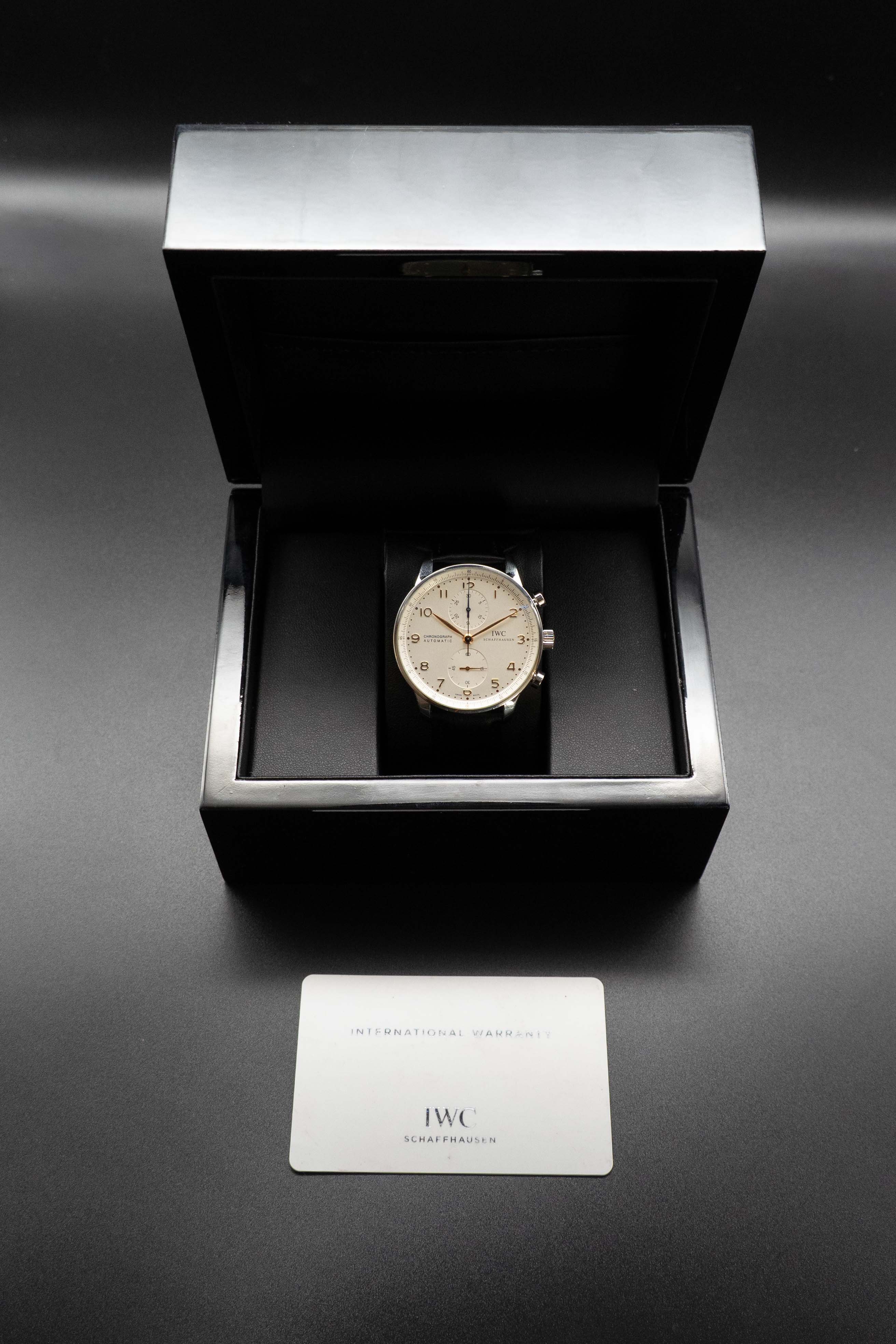 IWC Portugieser Chronograph IW371445 Papers 2017