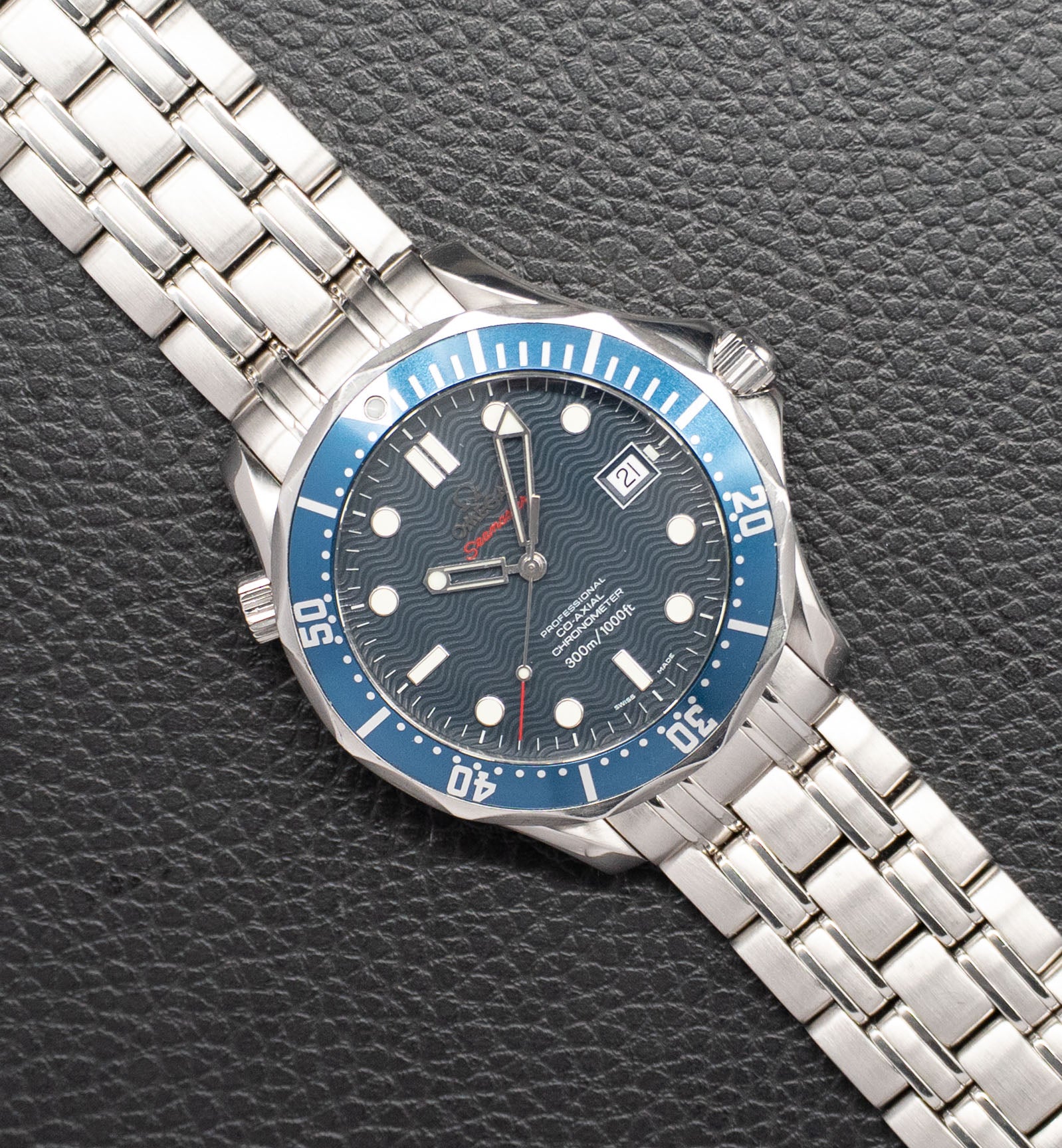 Omega Seamaster Diver 2220.80 Blue Dial 2009