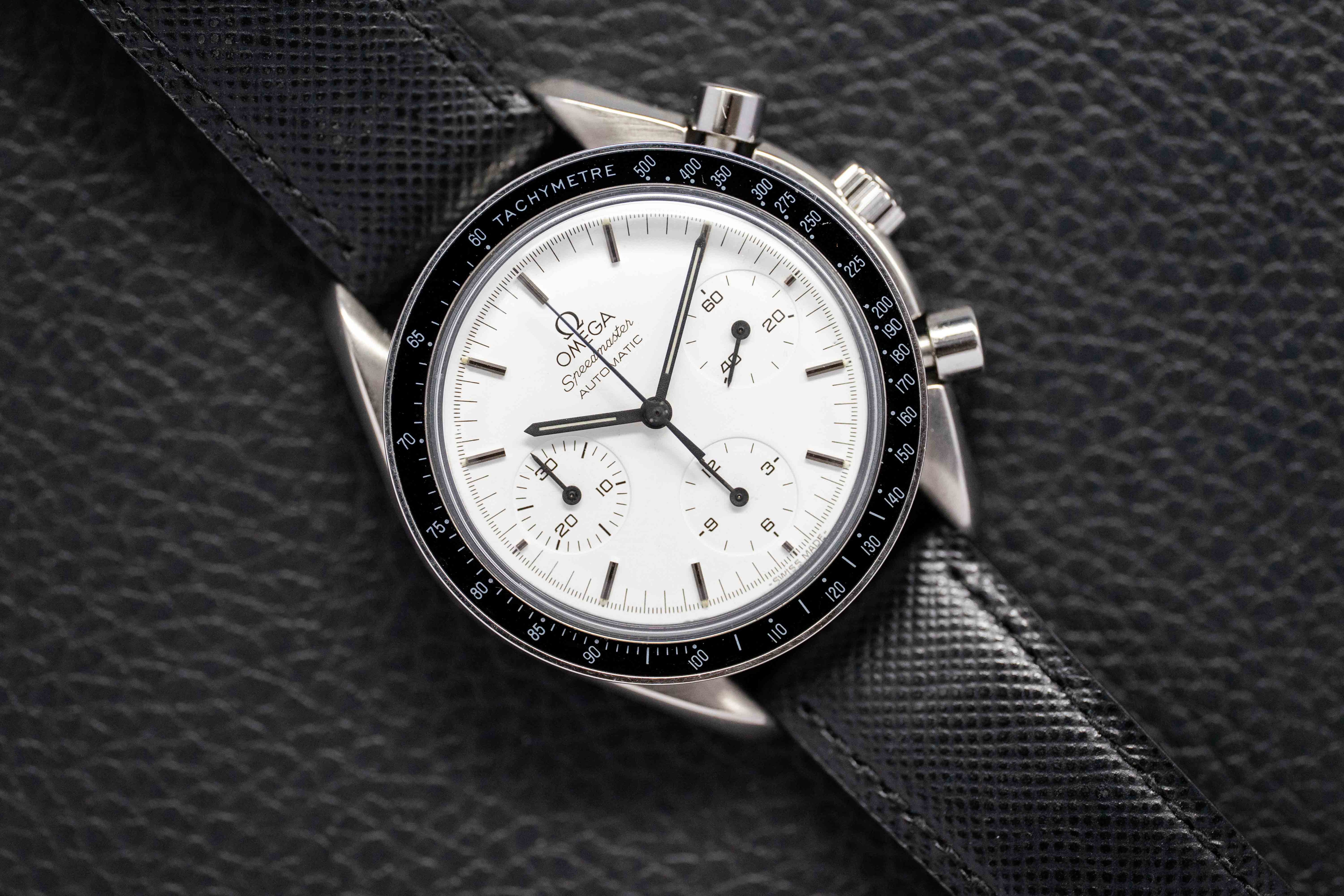 Omega Speedmaster Reduced 3510.20 Albino White Dial 1989