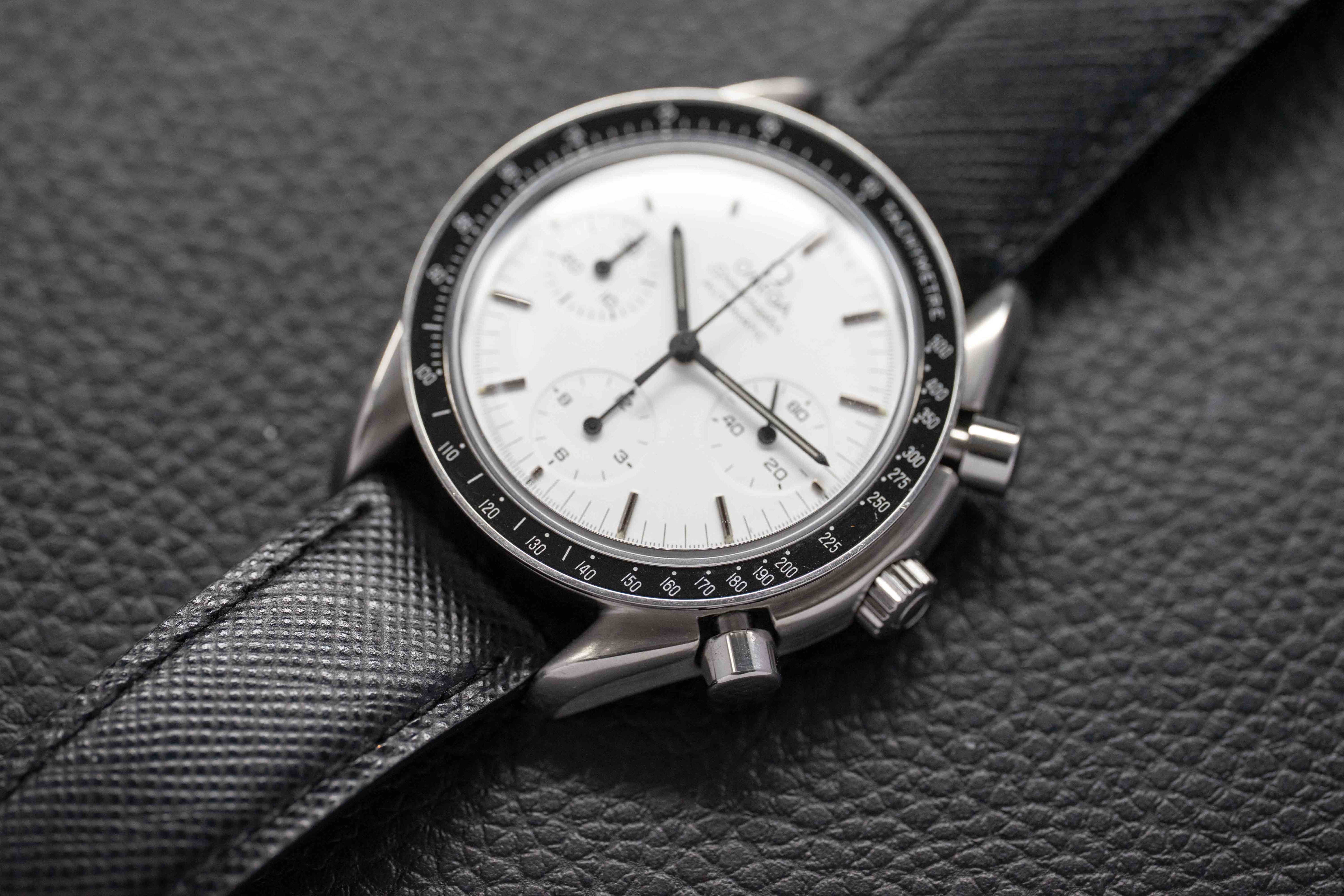 Omega Speedmaster Reduced 3510.20 Albino White Dial 1989