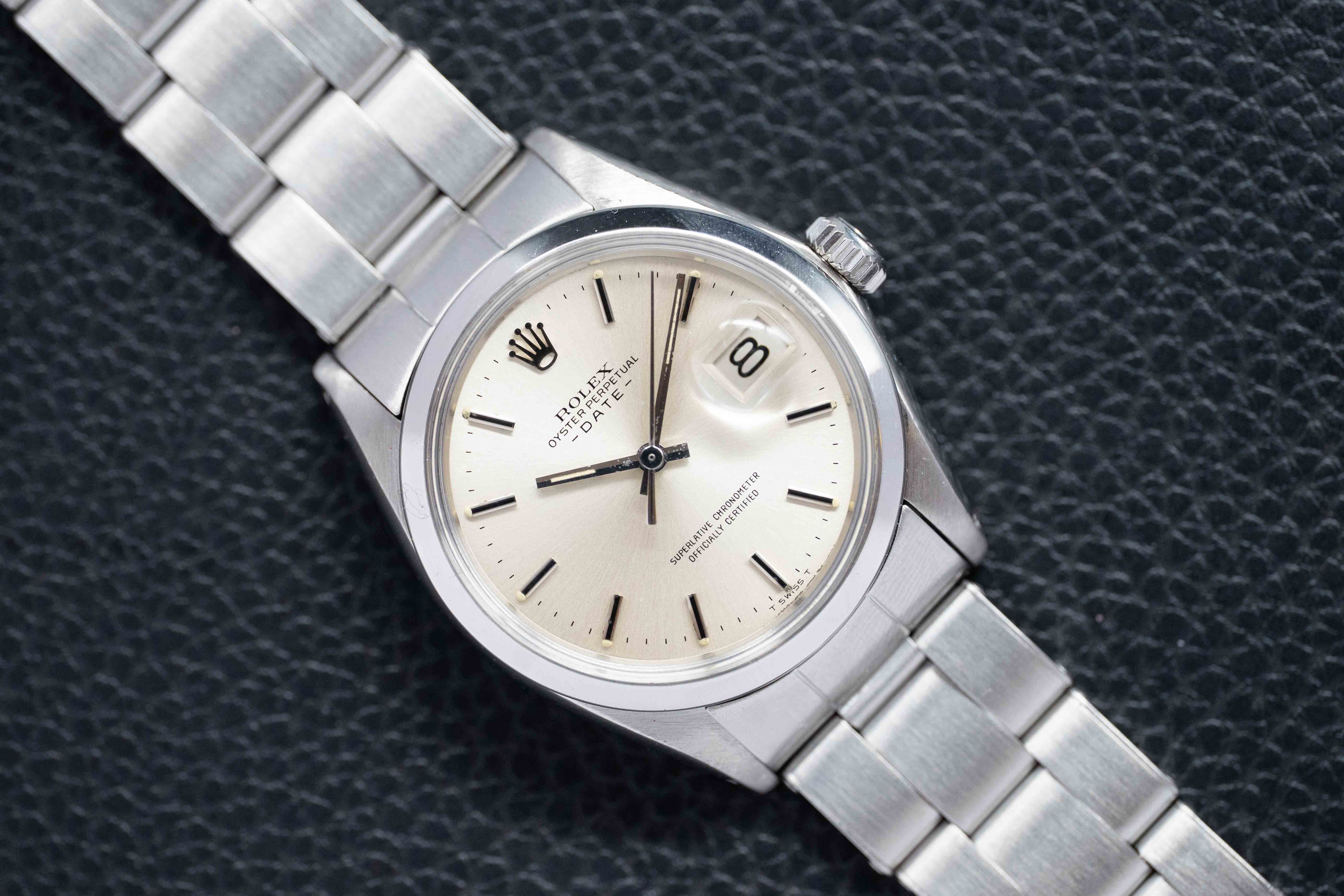 Rolex Date 1500 Silver Dial 1969