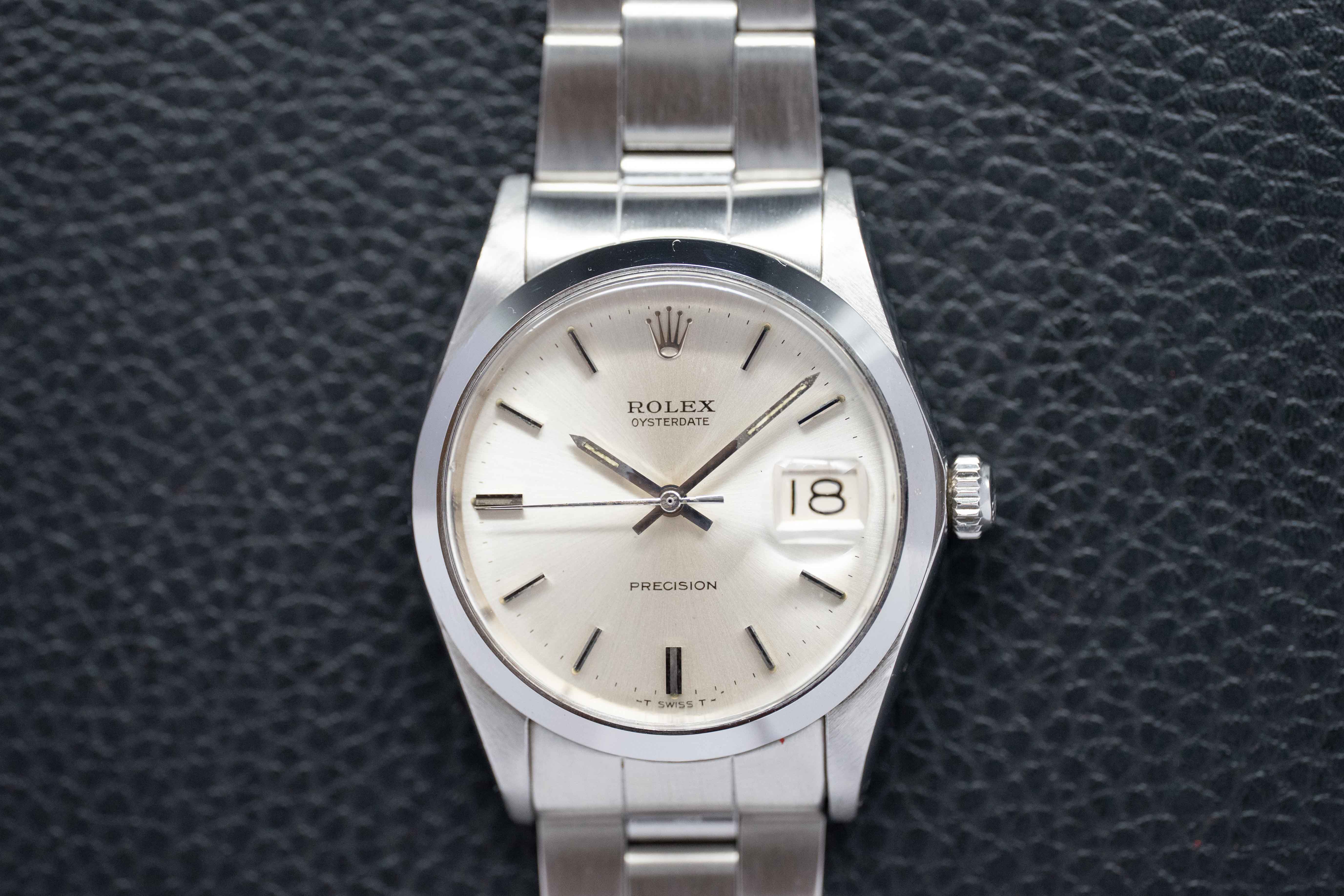 Rolex Oysterdate Precision 6694 Silver Dial 1970
