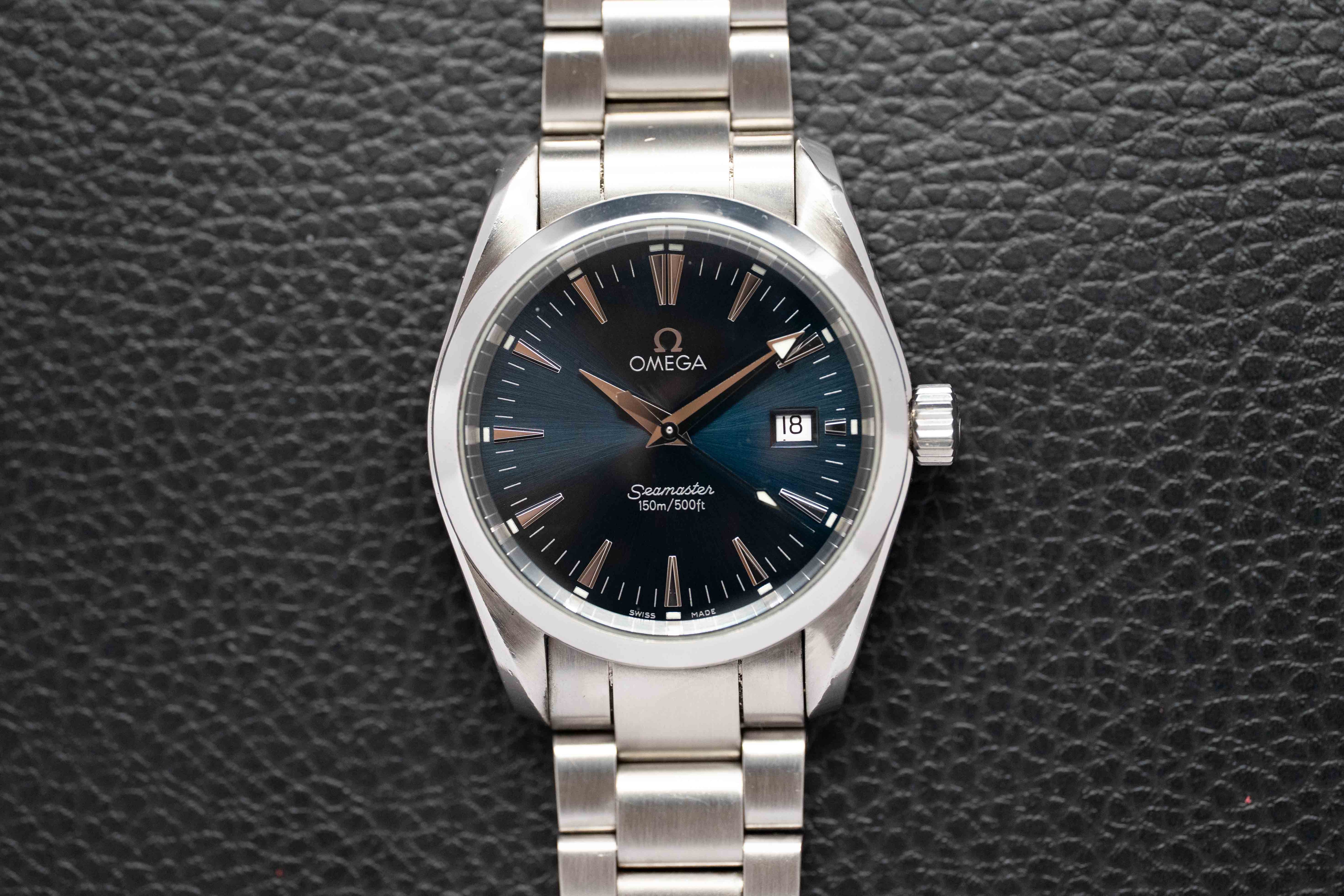 Omega Seamaster Aqua Terra 2518.80 Blue Dial 1998