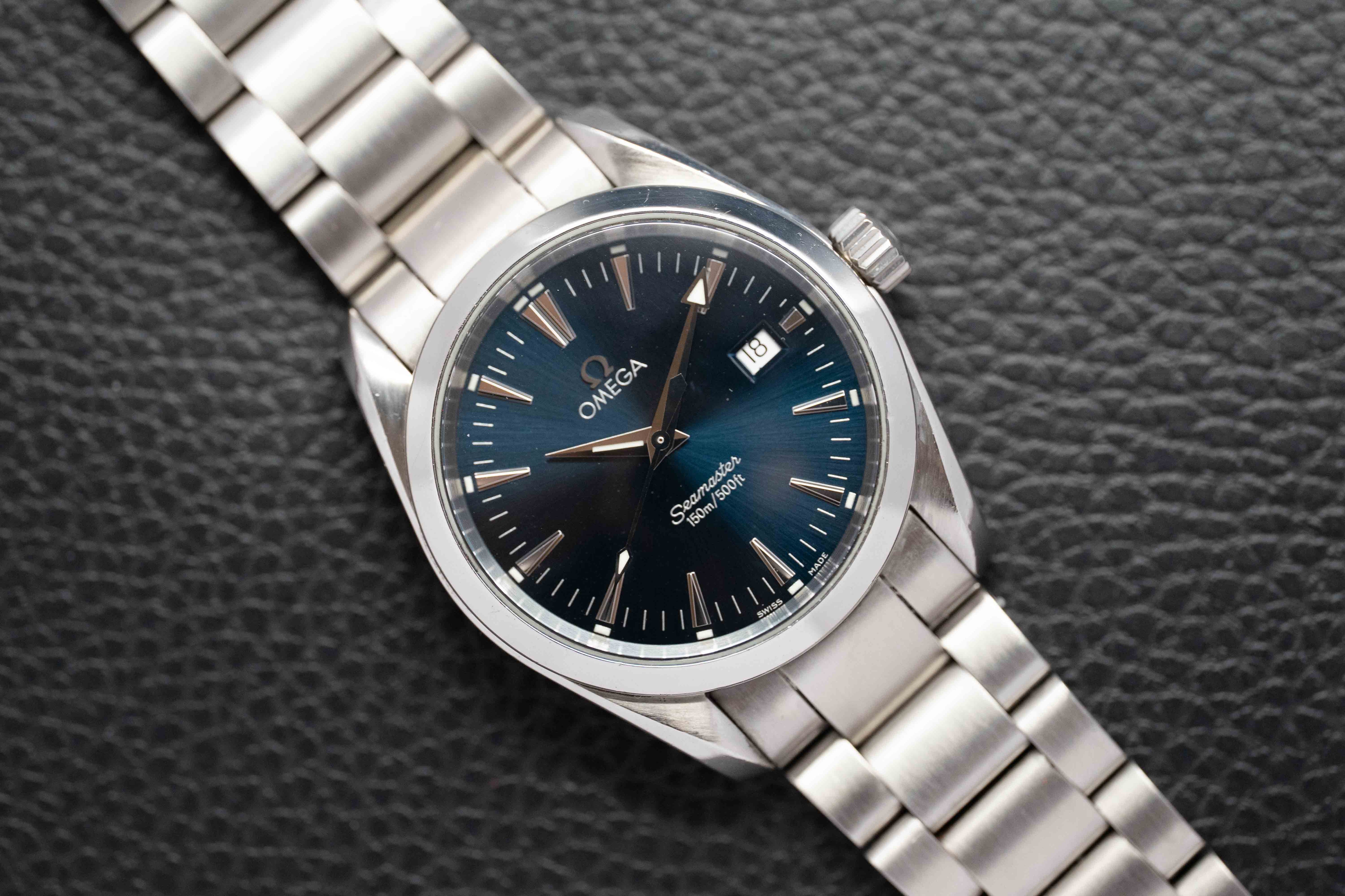 Omega Seamaster Aqua Terra 2518.80 Blue Dial 1998