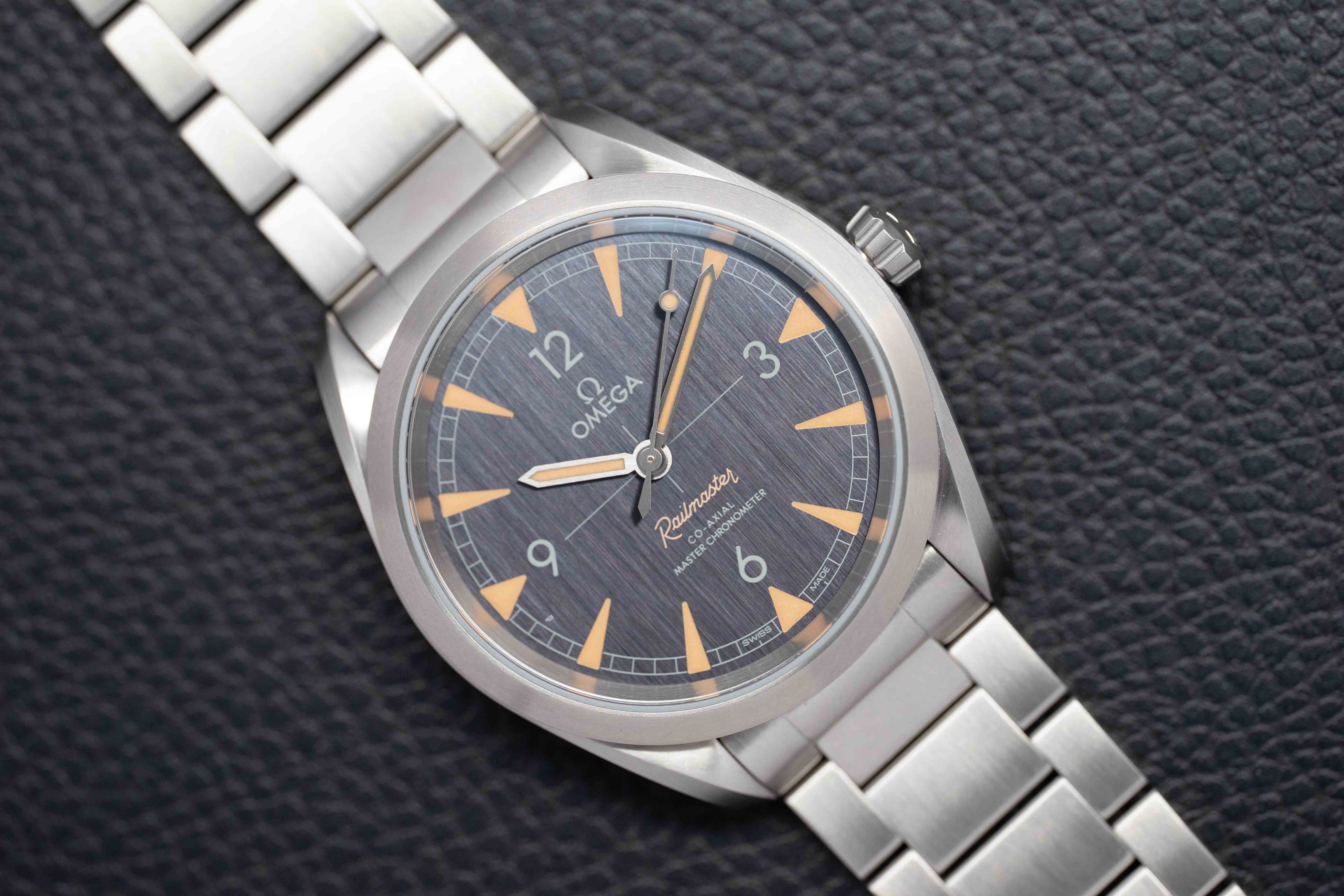 Omega Seamaster Railmaster 220.10.40.20.01.001 Fullset 2023 Box+Paper