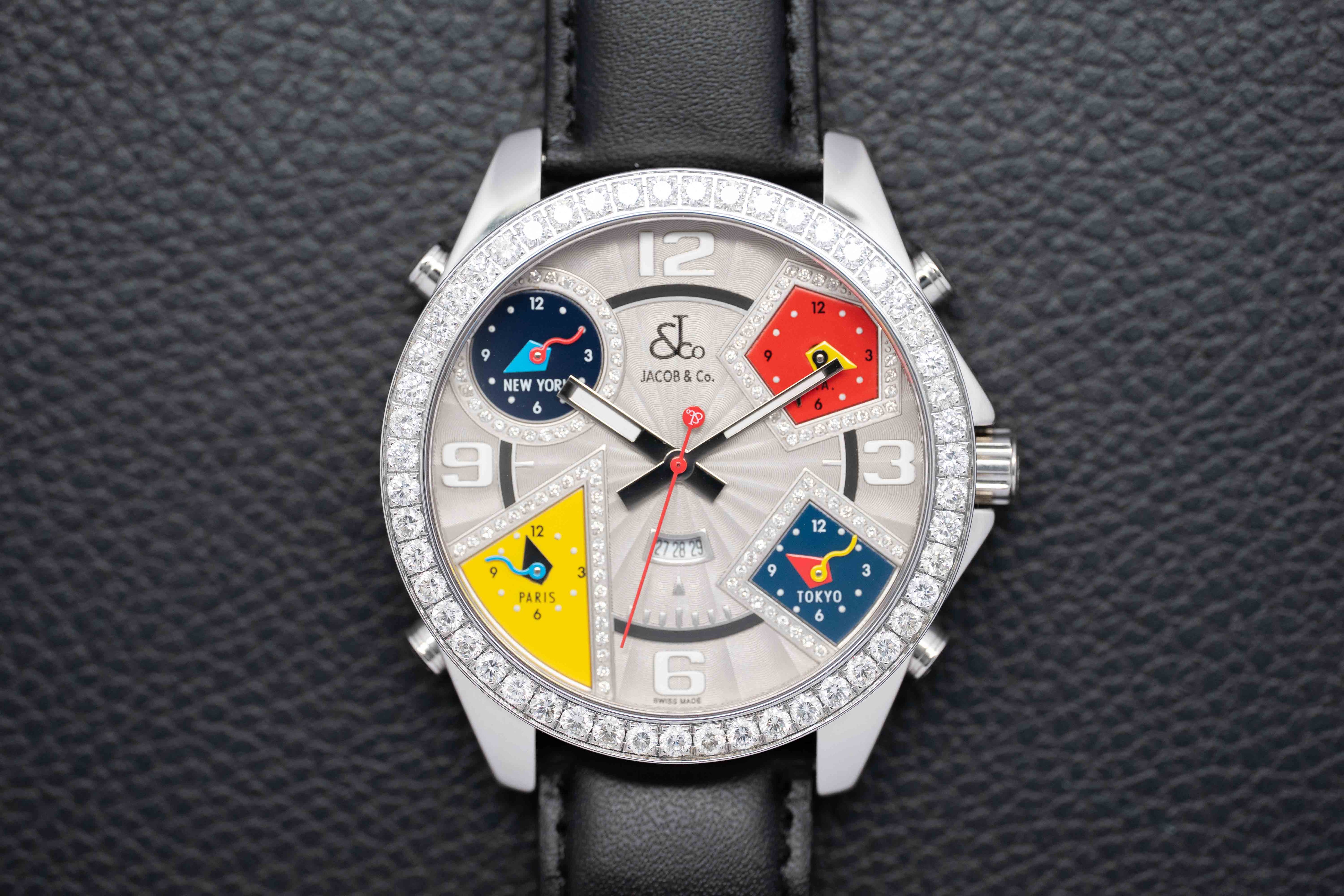 Jacob & CO 5 Time Zones A2490 Diamonds