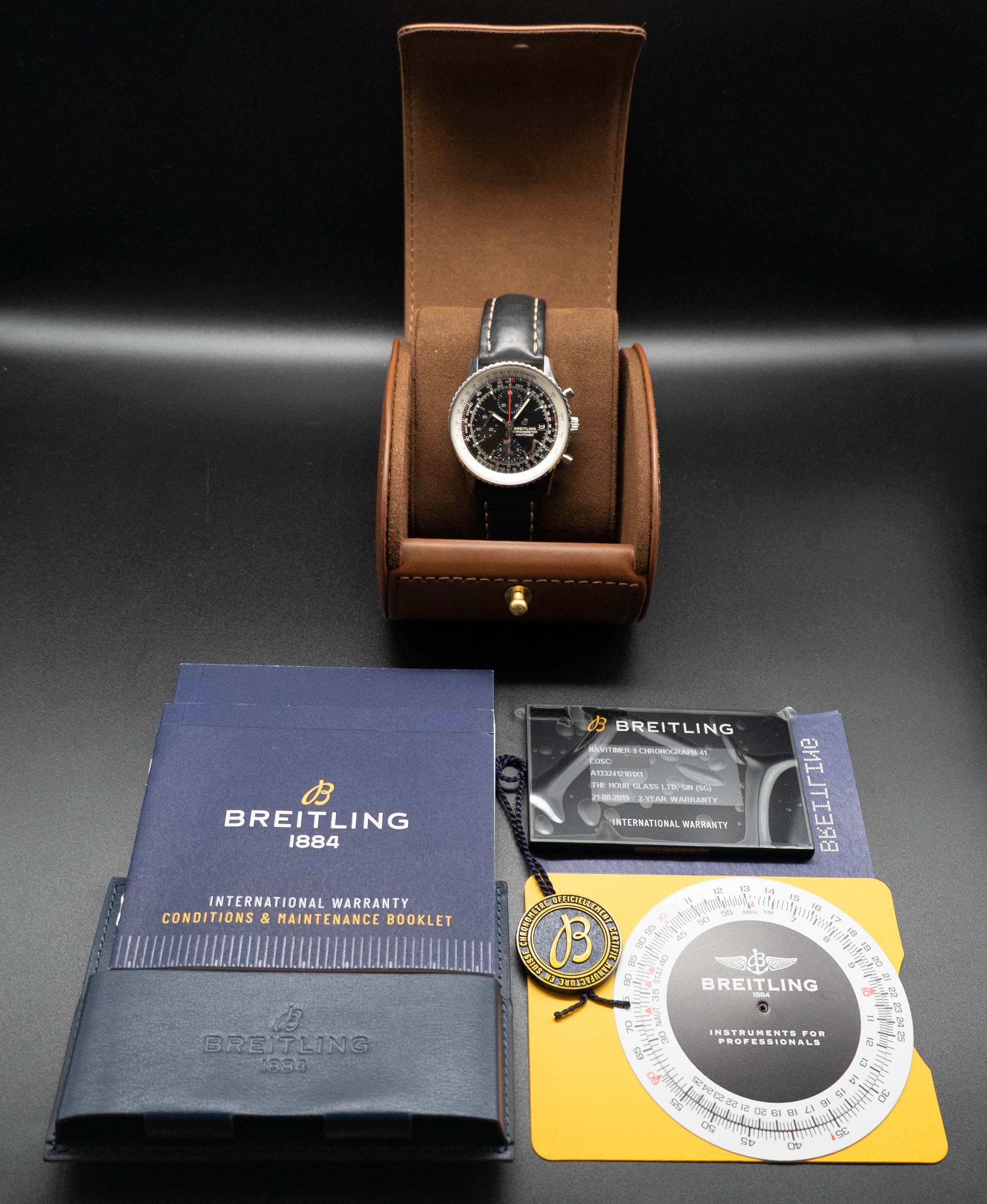 Breitling Navitimer A13324 Chronograph Fullset 2019 Box+Papers
