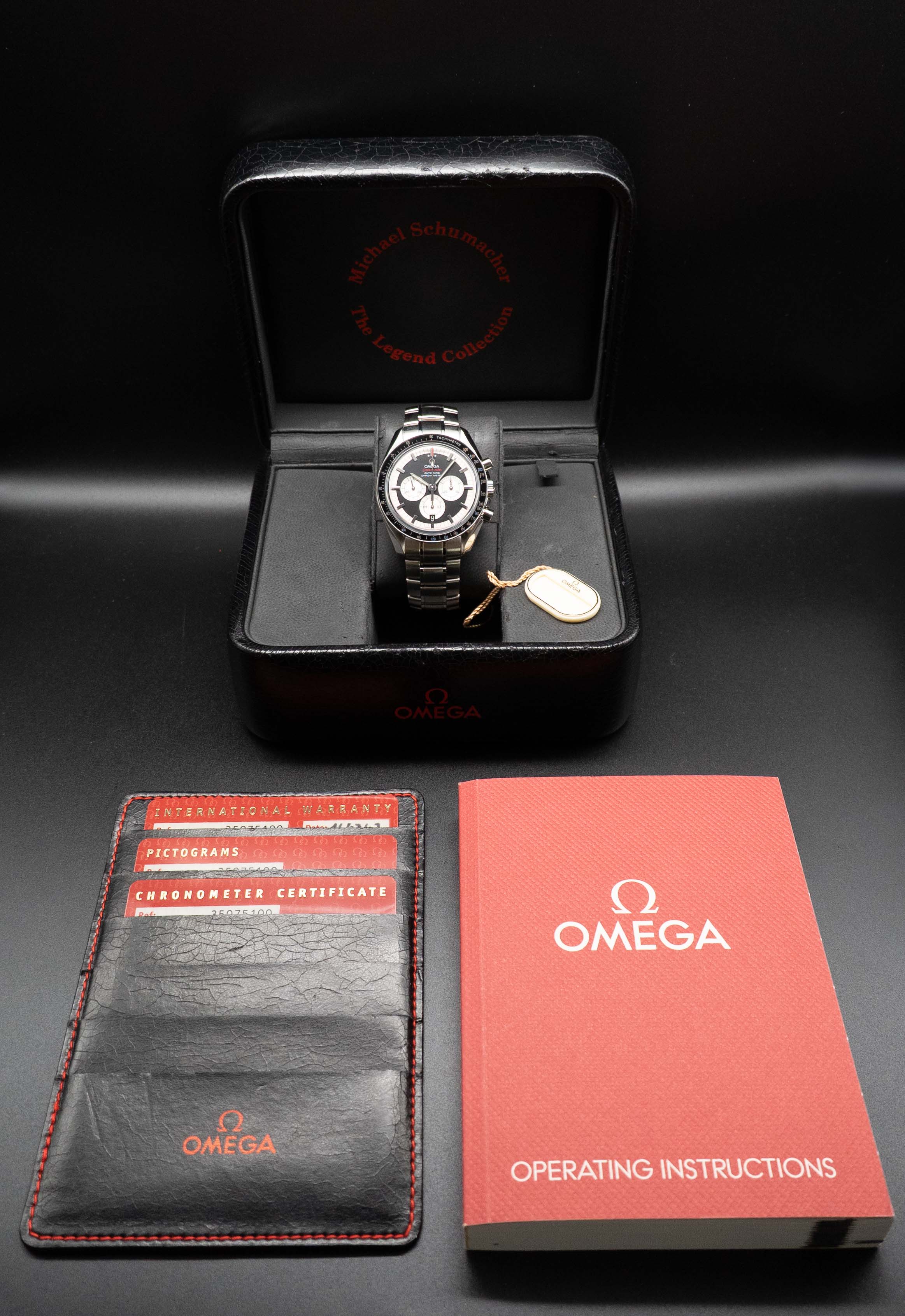 Omega Speedmaster Michael Schumacher 3507.51 Fullset 2007 Box+Paper