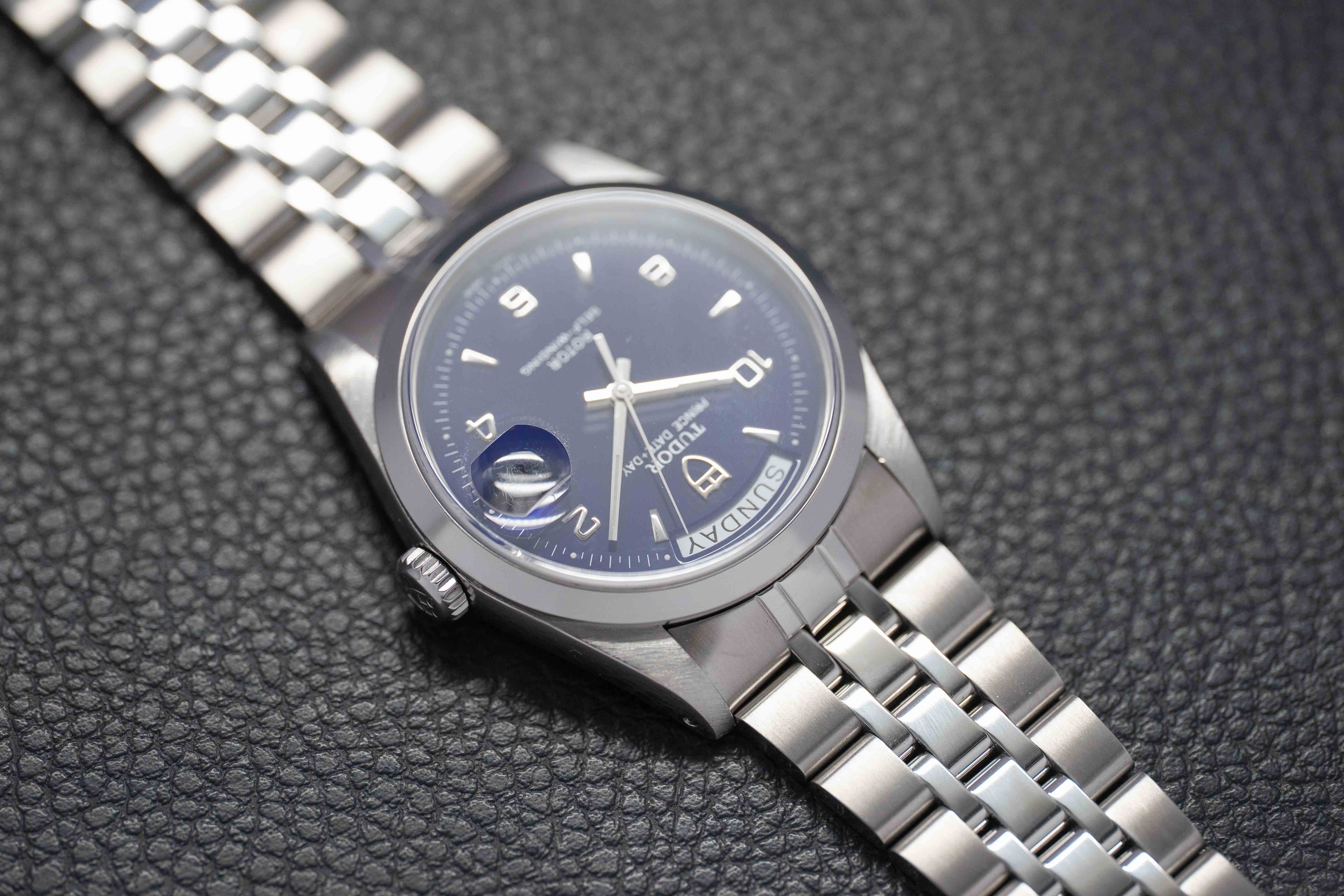 Tudor Prince Date-Day 76200 Blue Dial 2010