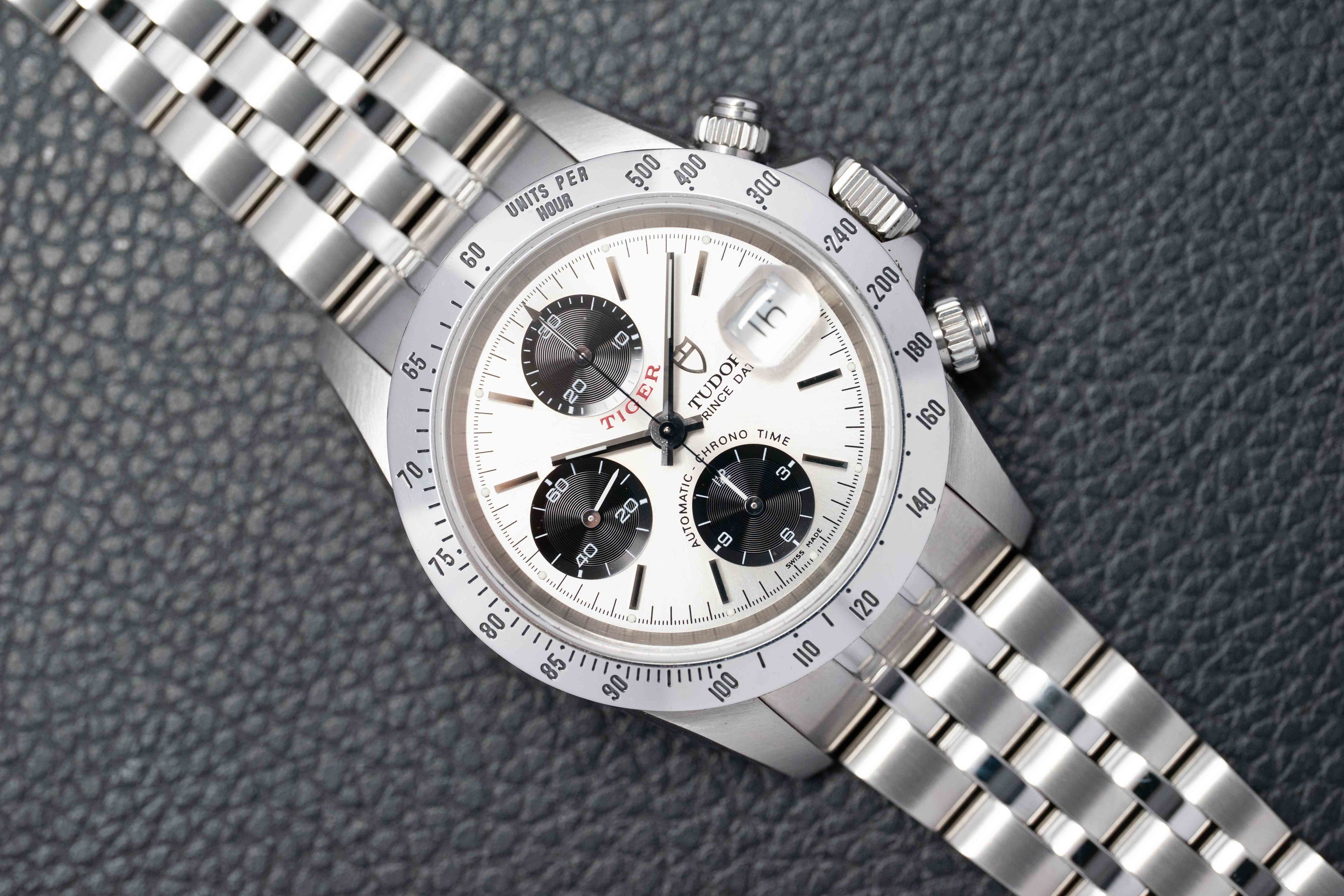 Tudor Oysterdate Small Block 79280 Silver Dial 2003 Panda