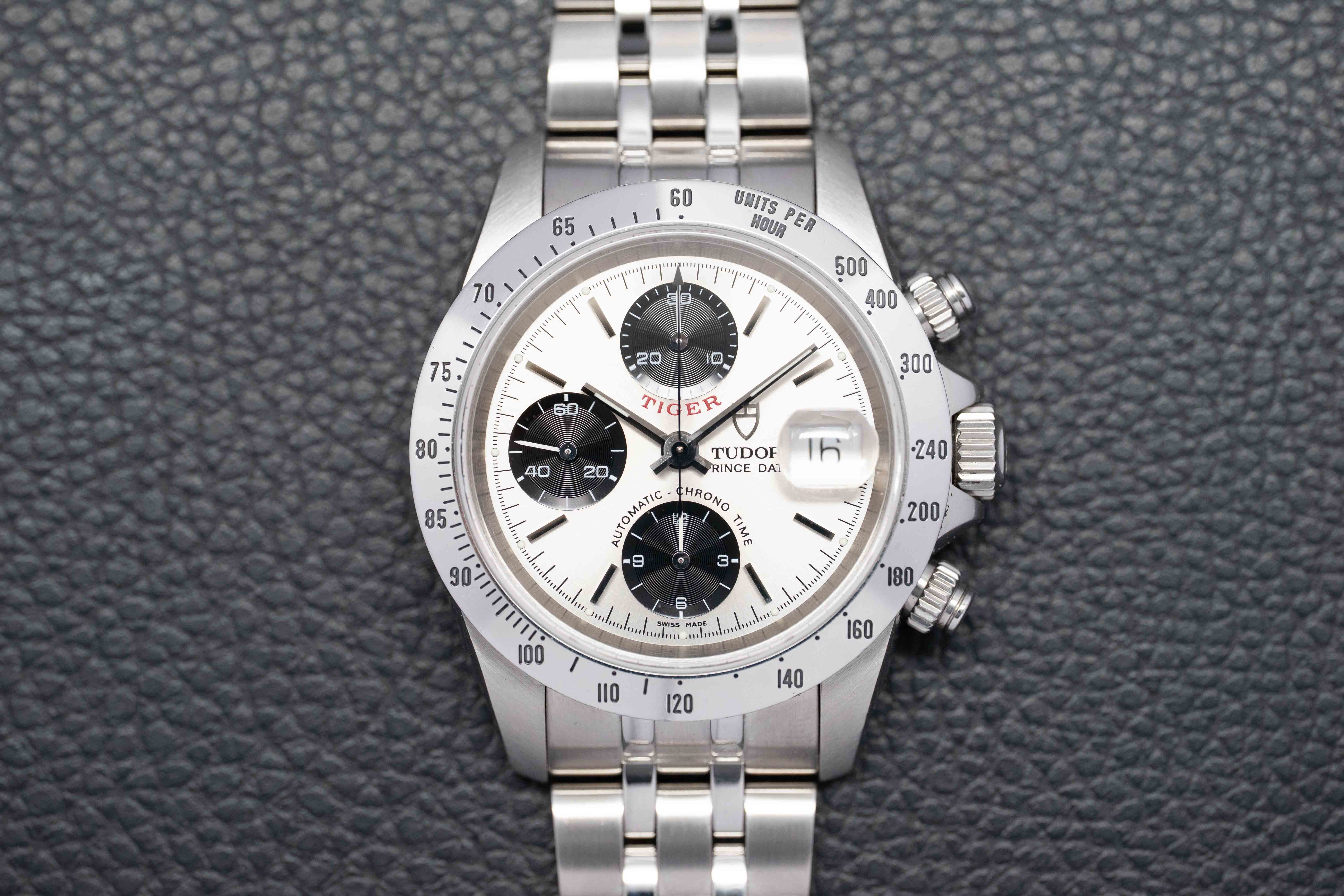 Tudor Oysterdate Small Block 79280 Silver Dial 2003 Panda