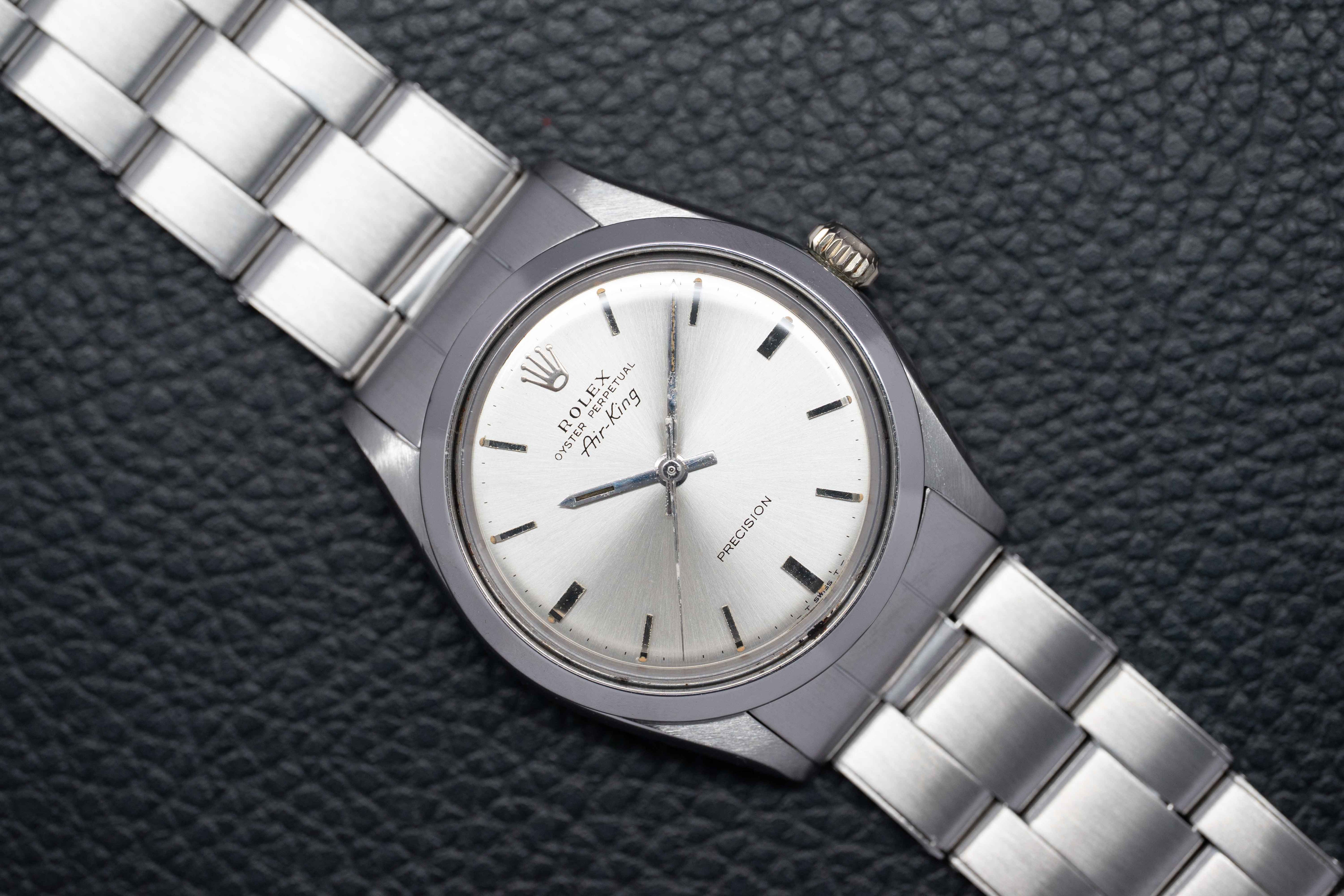 Rolex Air-King 5500 Silver Dial 1966