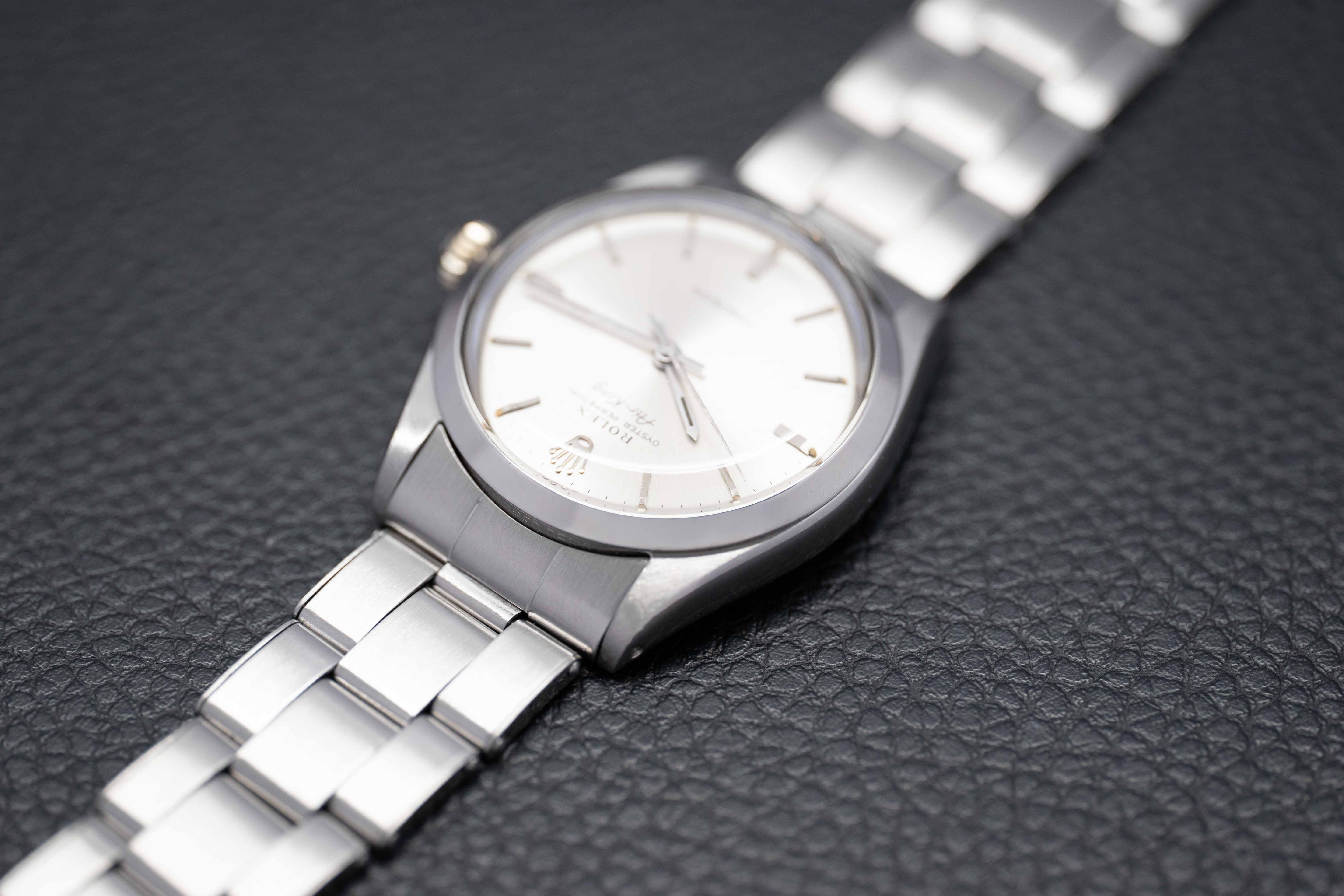 Rolex Air-King 5500 Silver Dial 1966