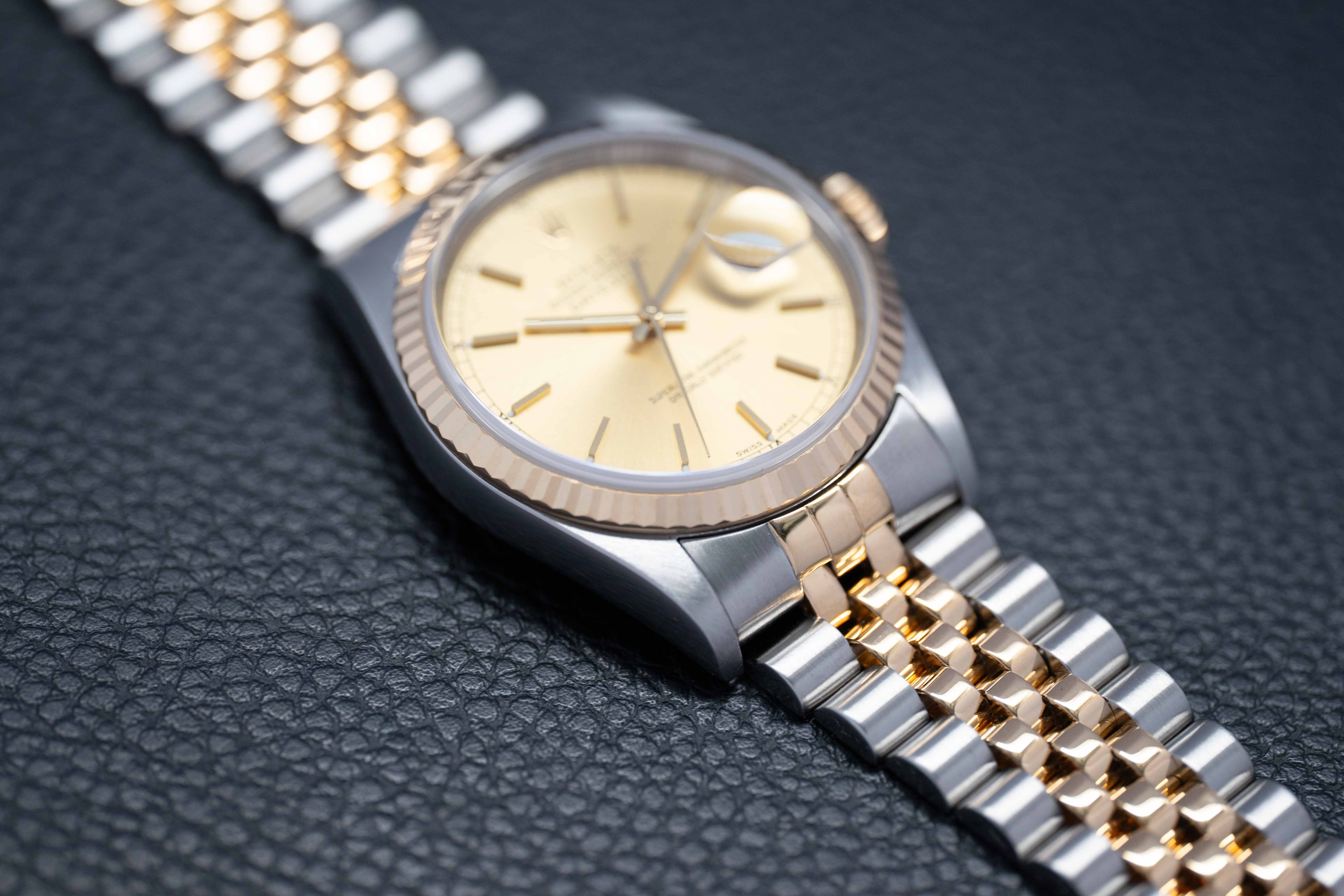 Rolex Datejust 16233 Golden Dial 2000