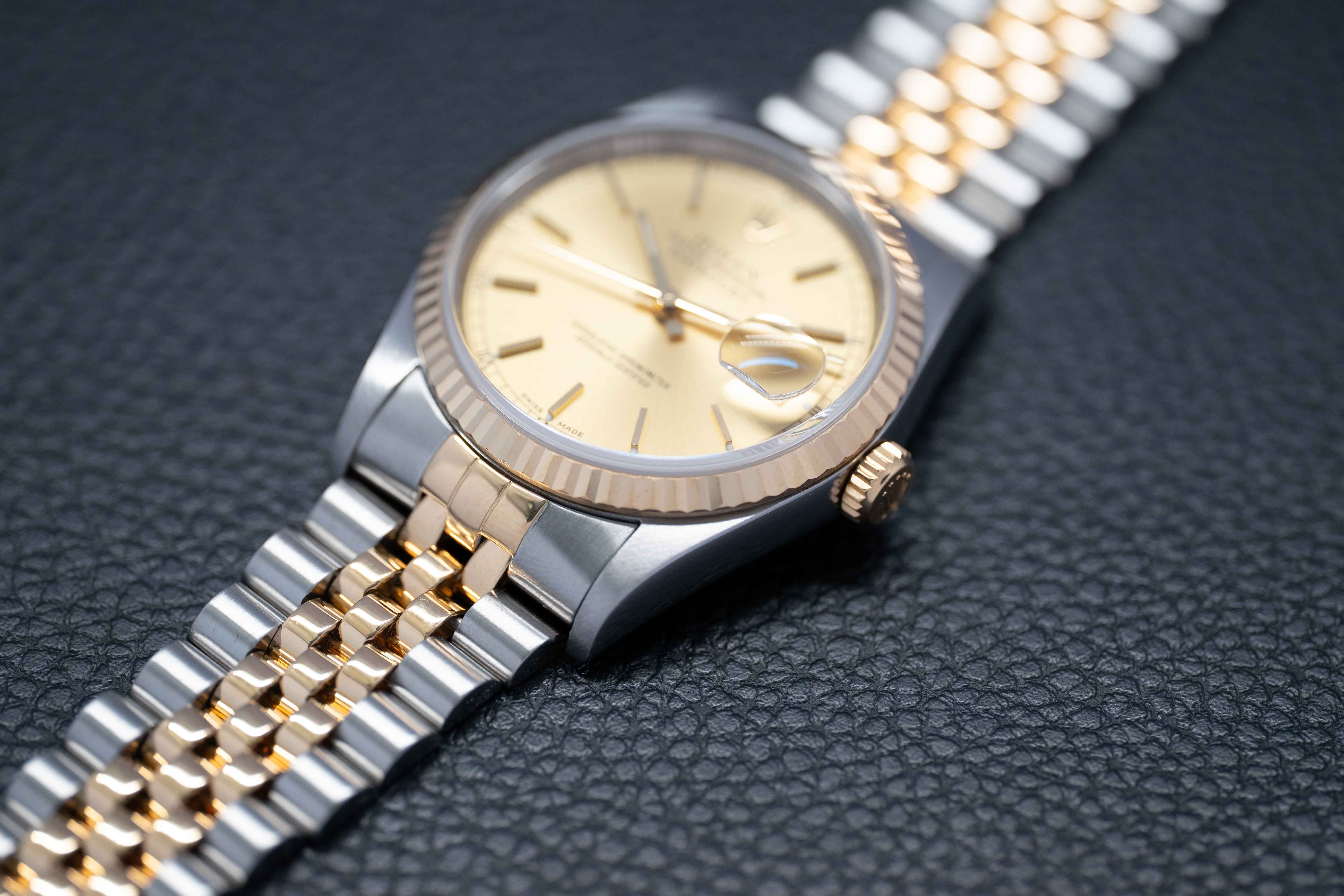 Rolex Datejust 16233 Golden Dial 2000