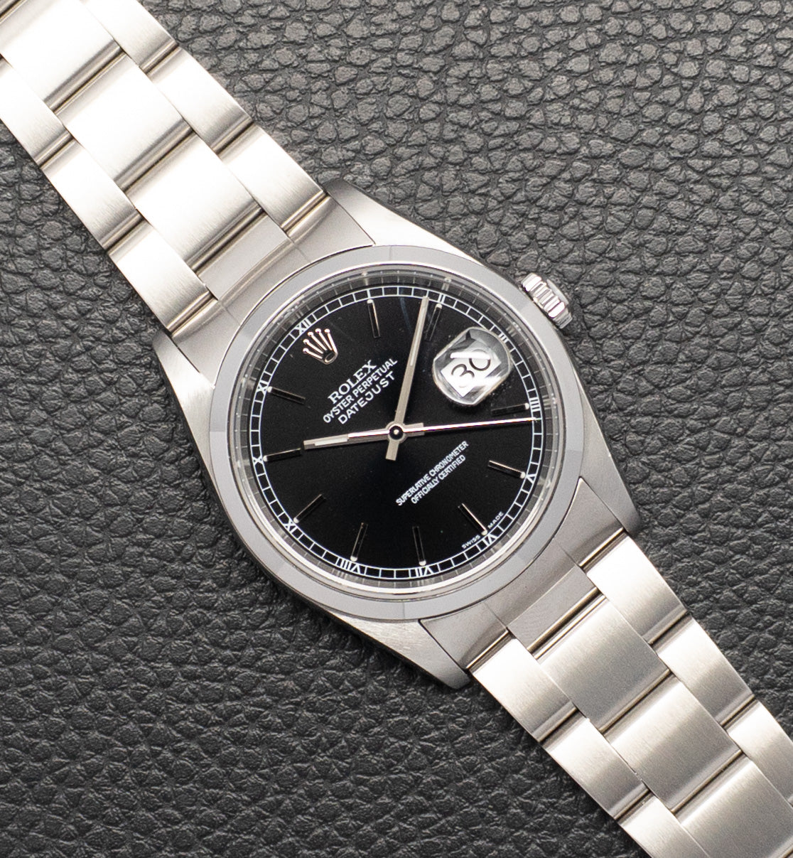 Rolex Datejust 16200 Black Dial 2004