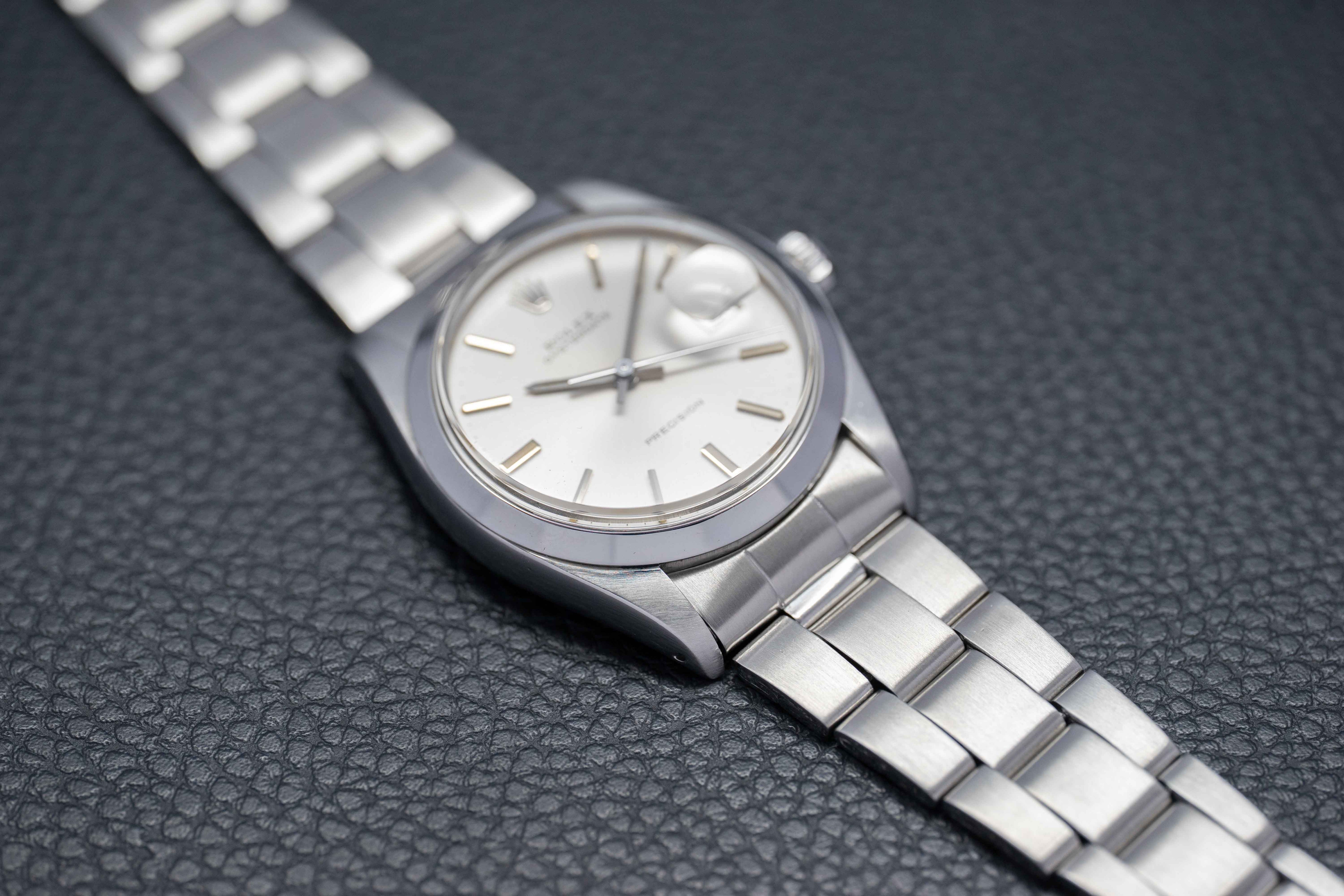 Rolex Oysterdate 6694 Silver Dial 1973