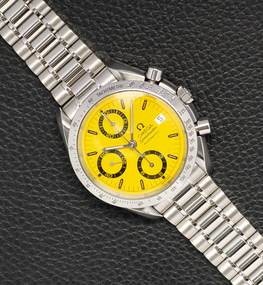 Omega Speedmaster Date 3511.12 Yellow Dial 1995