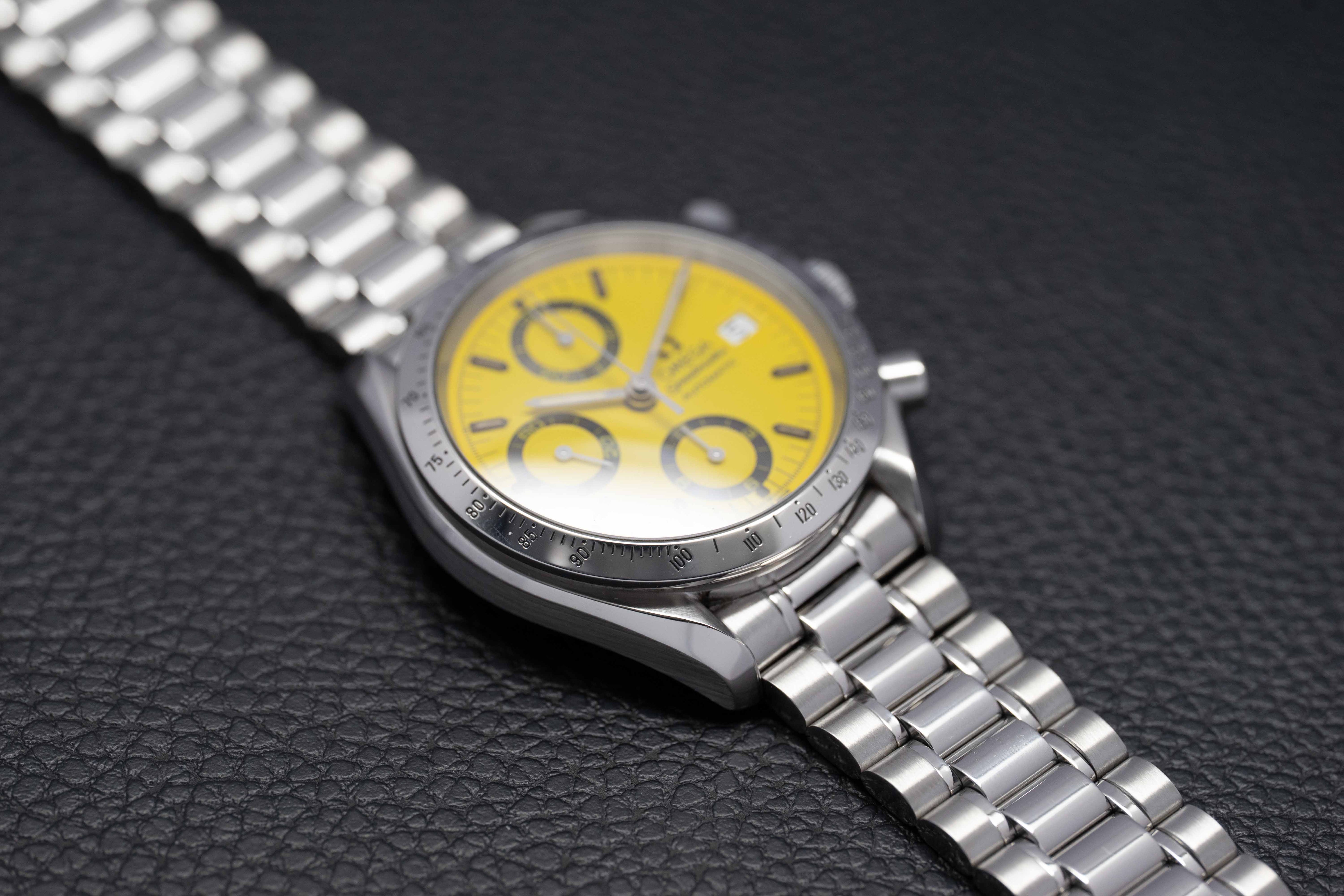 Omega Speedmaster Date 3511.12 Yellow Dial 1995