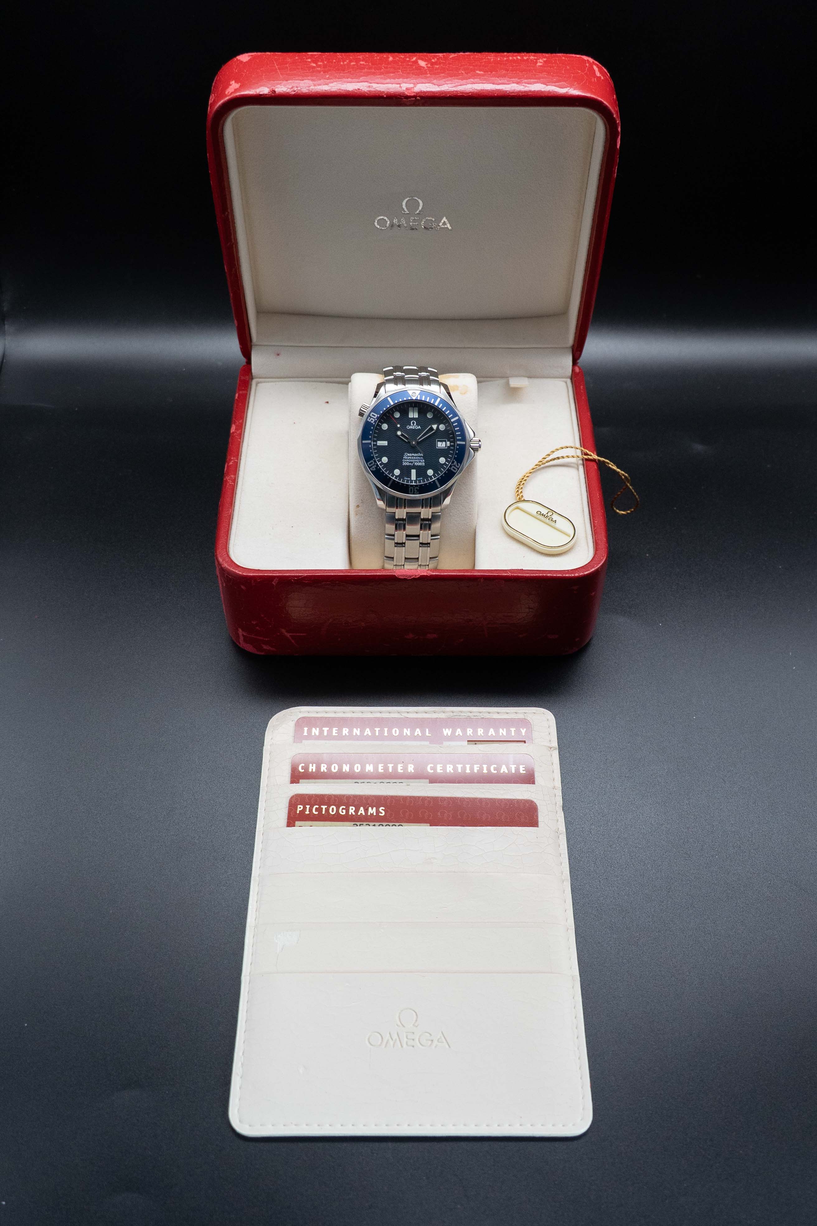 Omega Seamaster 2531.80 James Bond Fullset 2005 Box+Papers