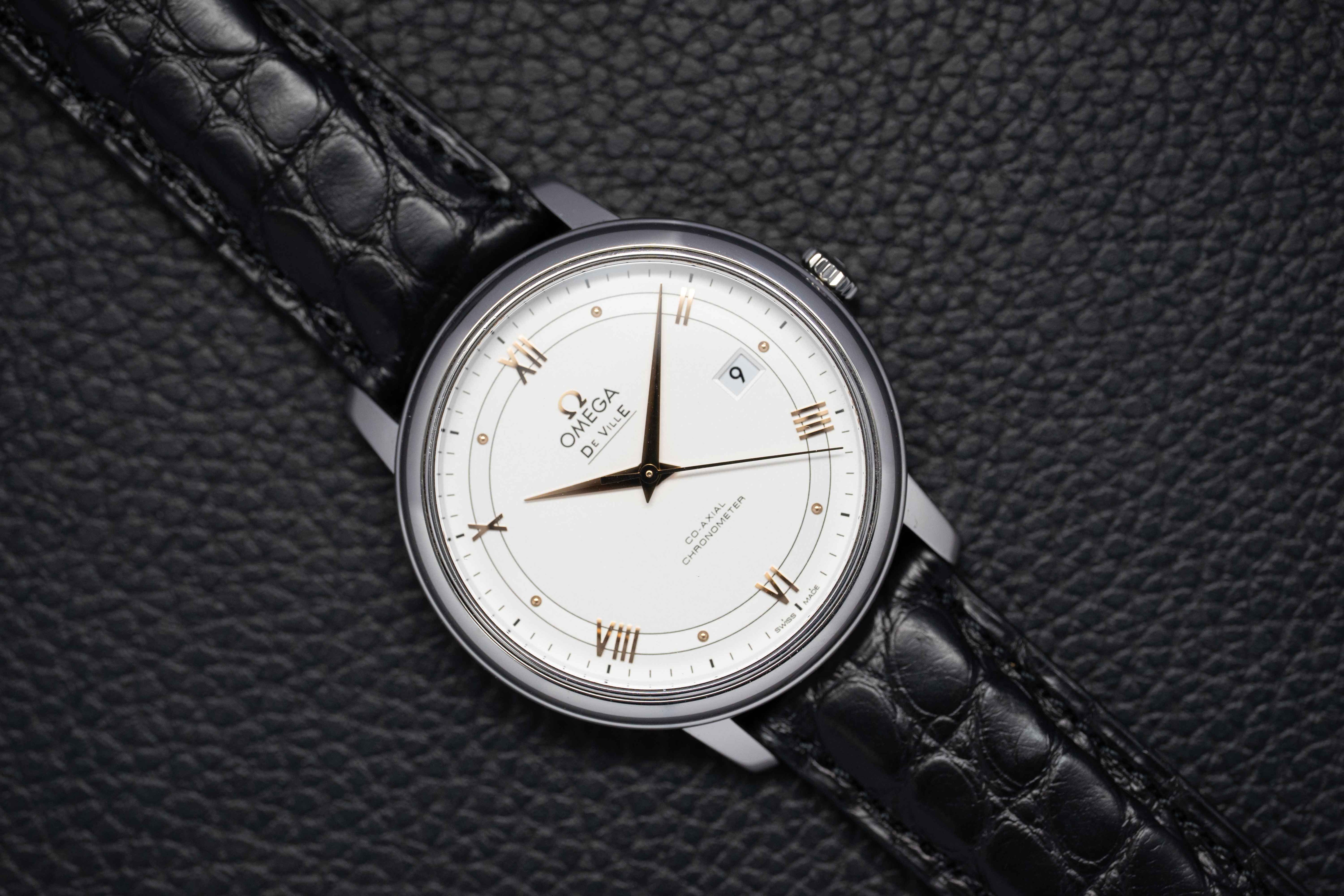 Omega De Ville Prestige 424.13.40.20.02.002 Silver Dial 2010