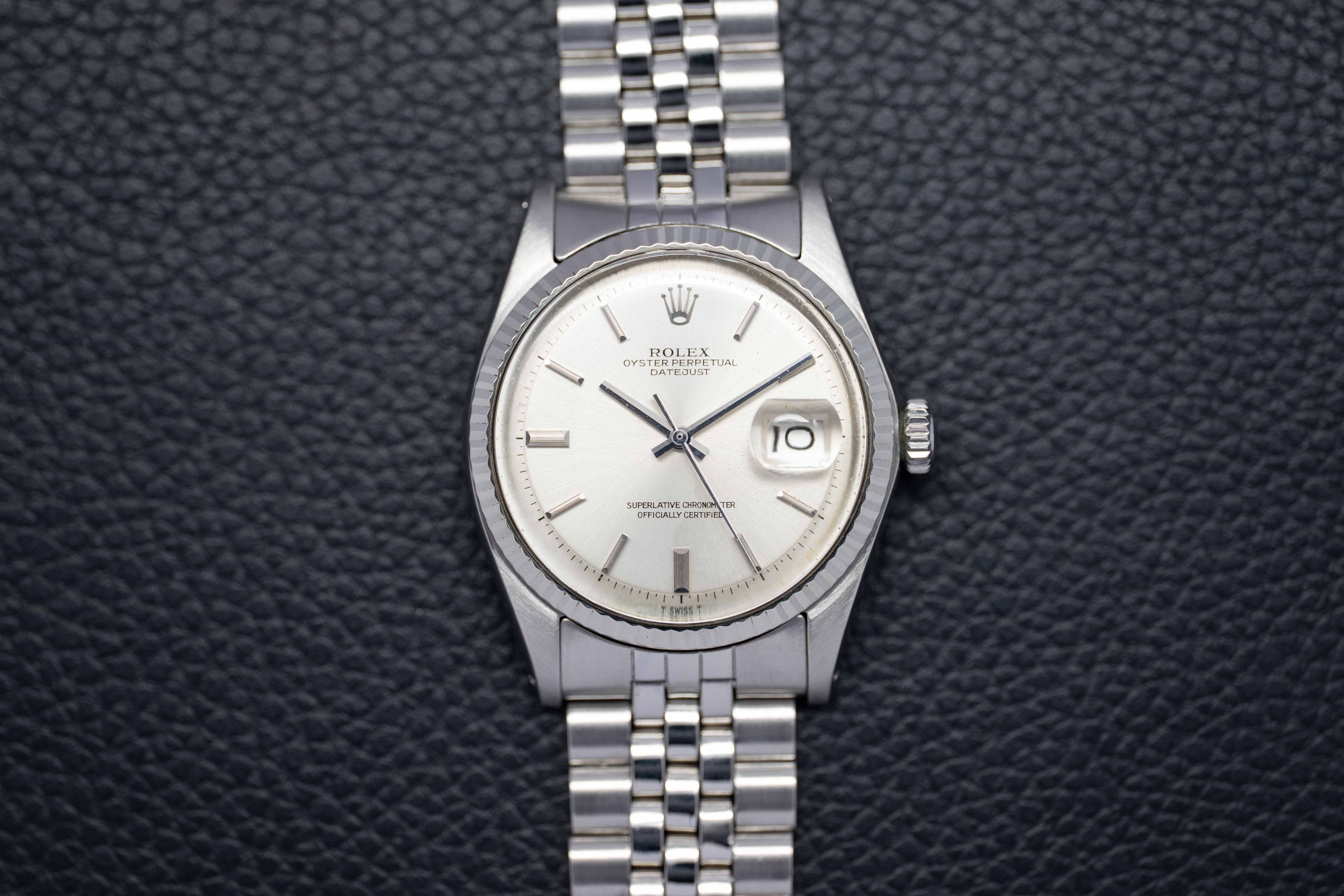 Rolex Datejust 1601 Silver Dial 1970