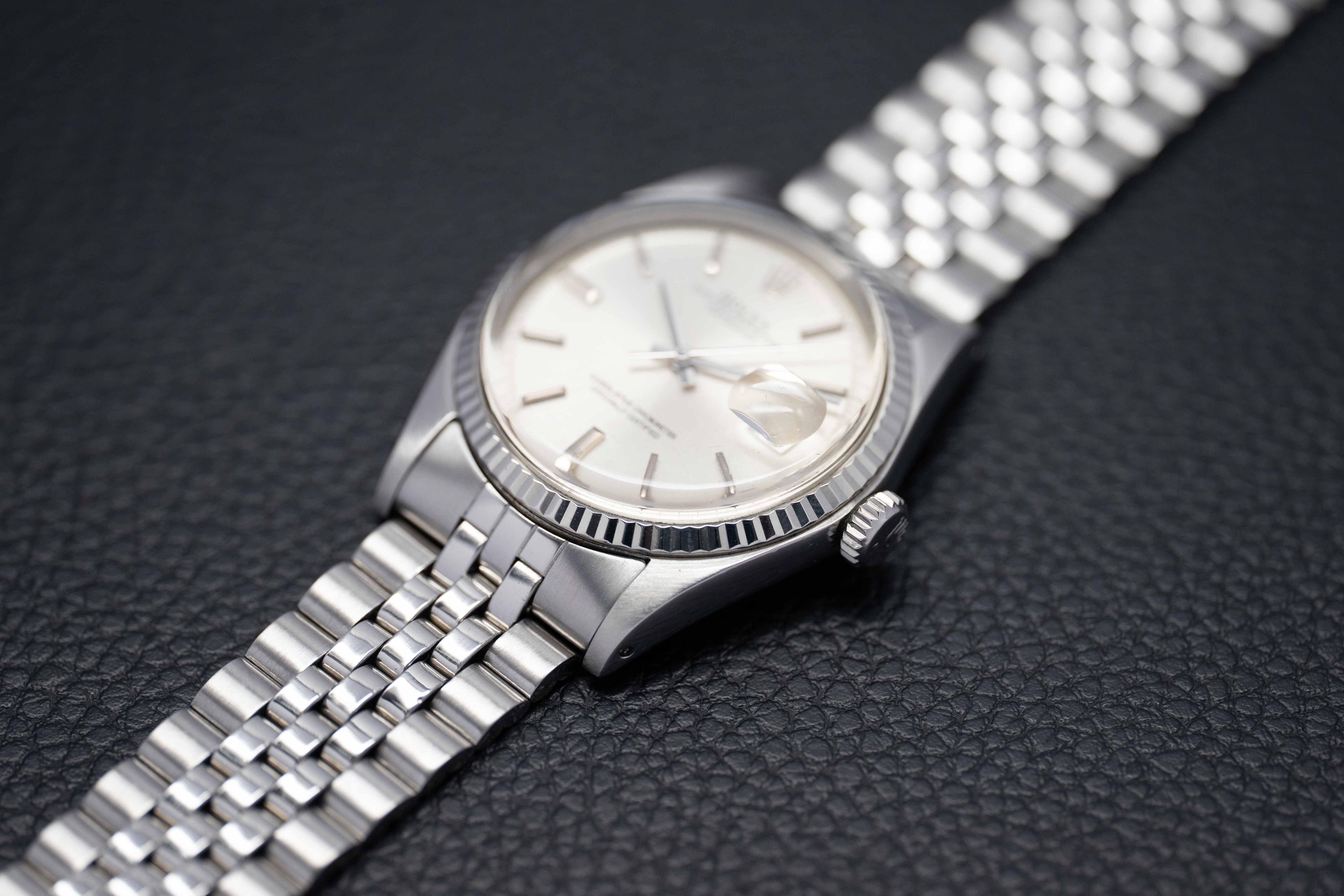 Rolex Datejust 1601 Silver Dial 1970
