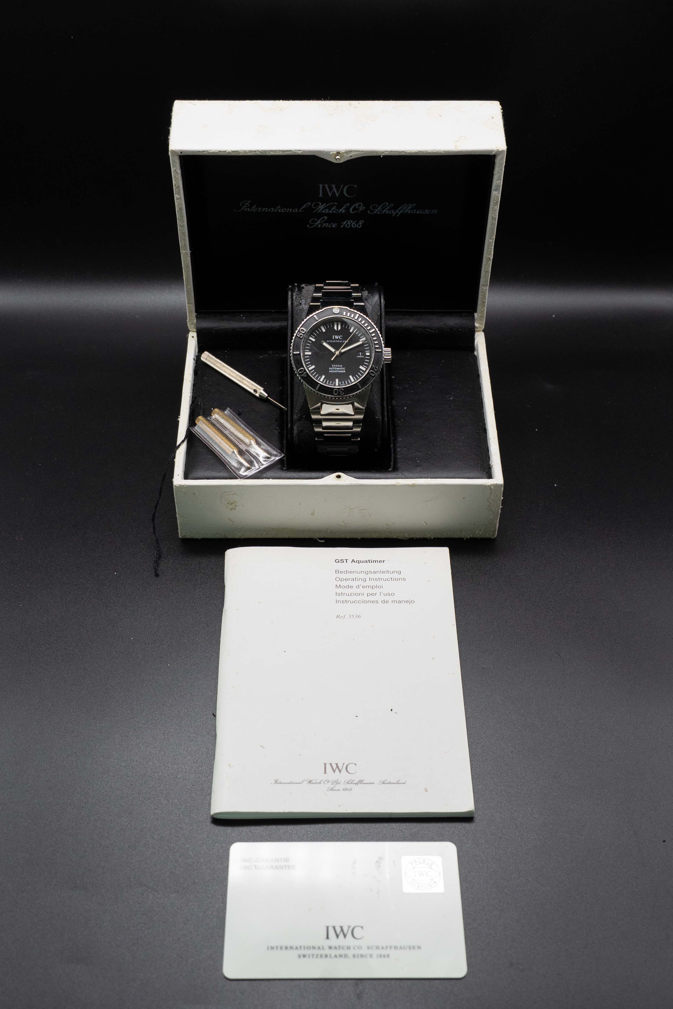 IWC Aquatimer IW353602 Fullset 2004 Box+Papers