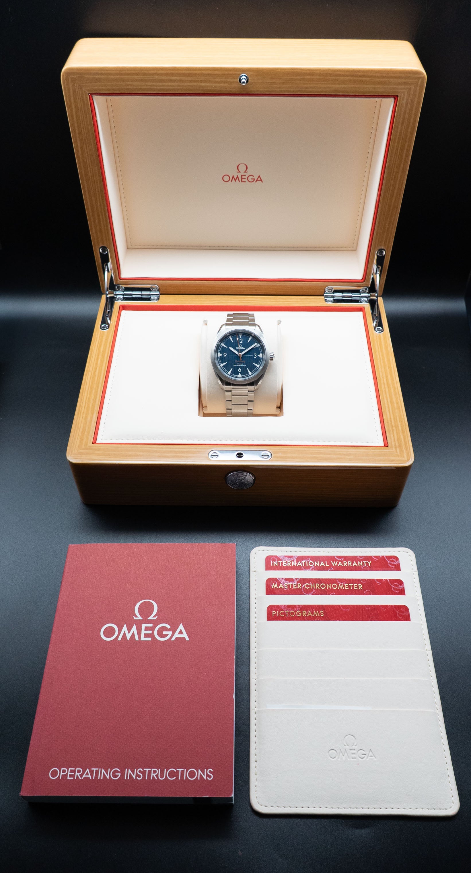 Omega Seamaster Railmaster 220.10.40.20.03.001 Fullset 2024 Box+Papers