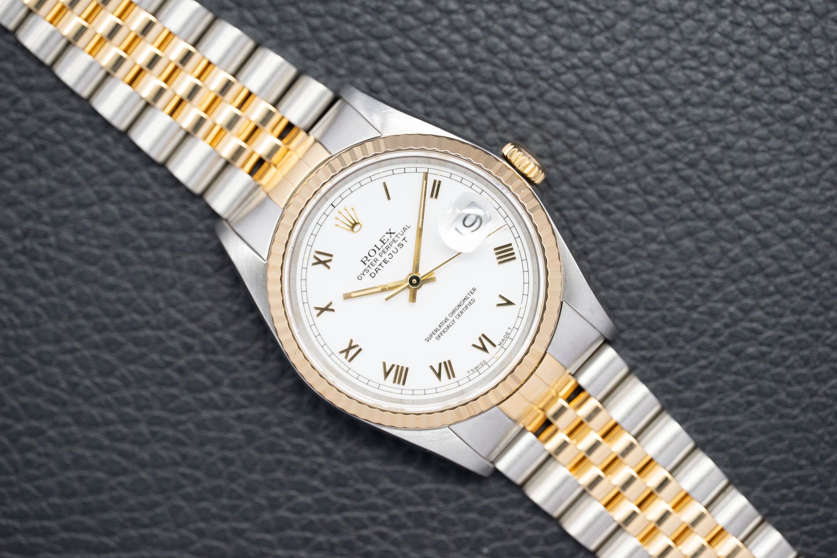 Rolex Datejust 16233 White Dial 1992
