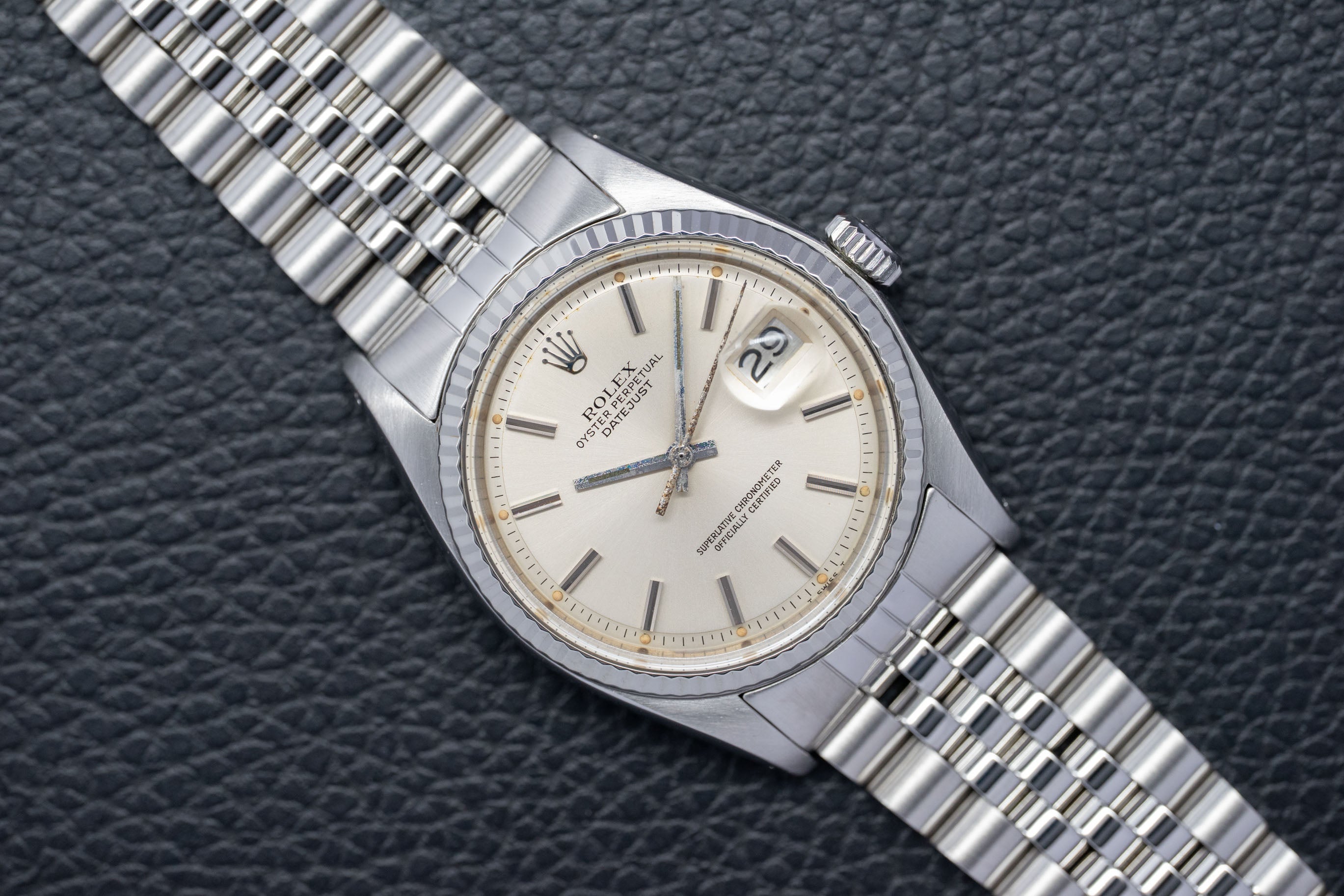 Rolex Datejust 1601 Silver Dial 1978