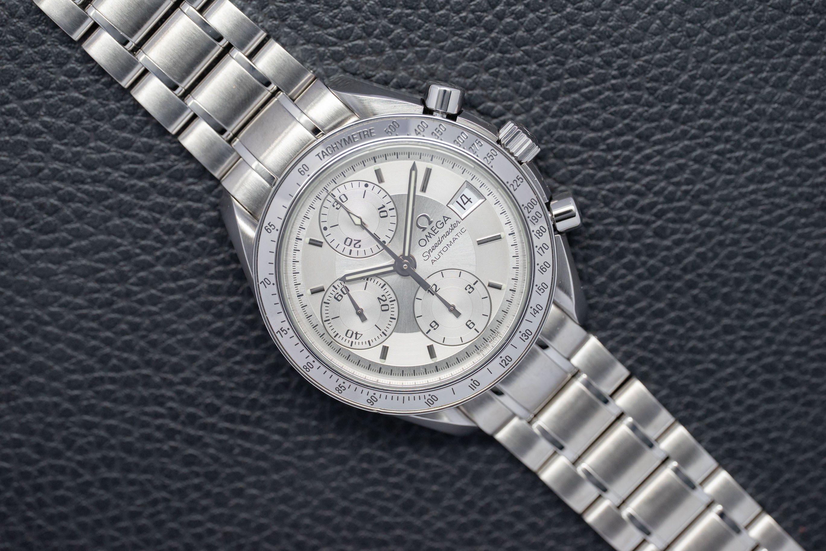 Omega Speedmaster Date 3513.30 Silver Dial 1998