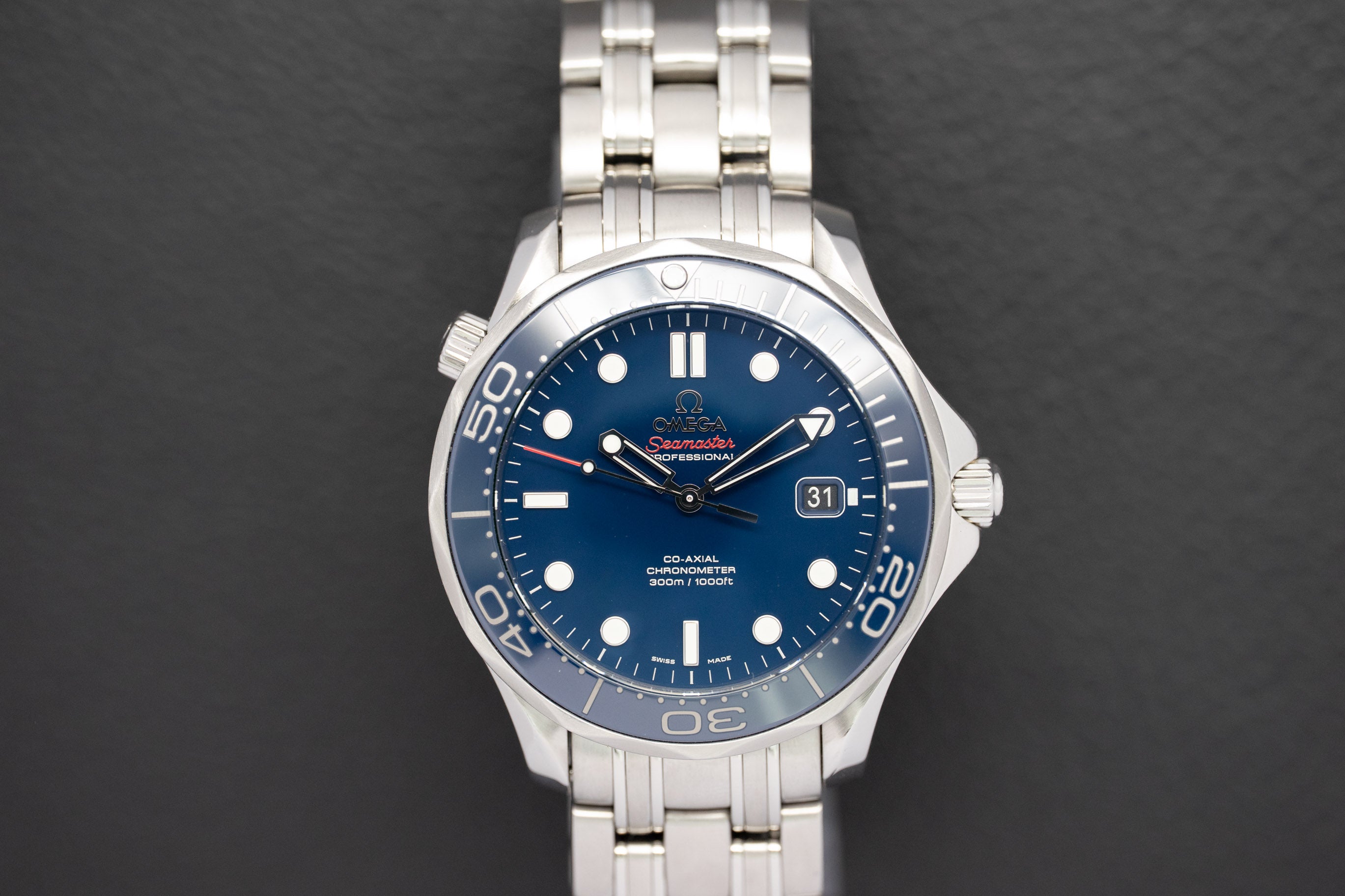 Omega Seamaster Diver 300 212.30.41.20.03.001 Blue Dial 2018