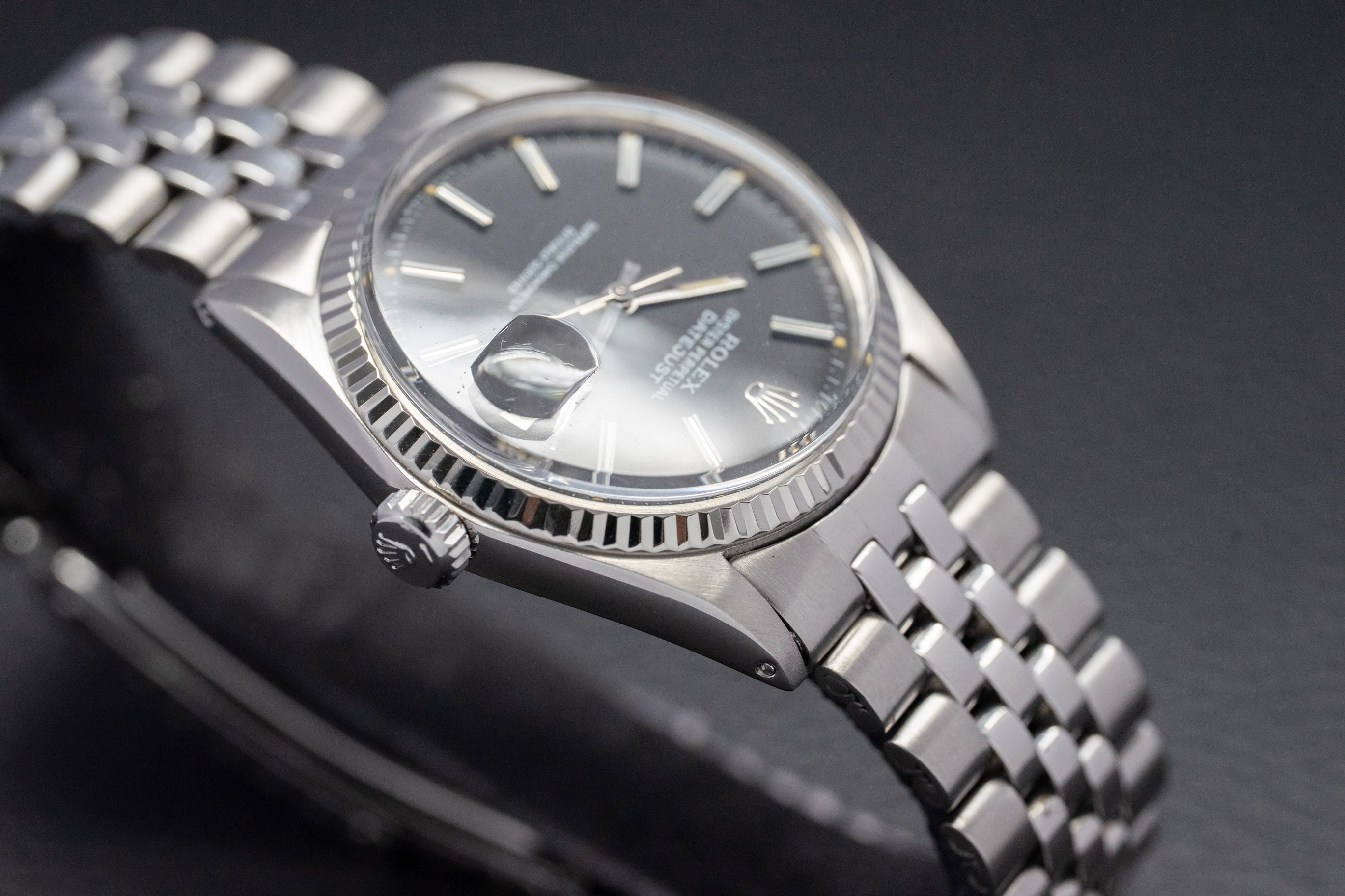 Rolex Datejust 1601 Black Dial 1969 Box