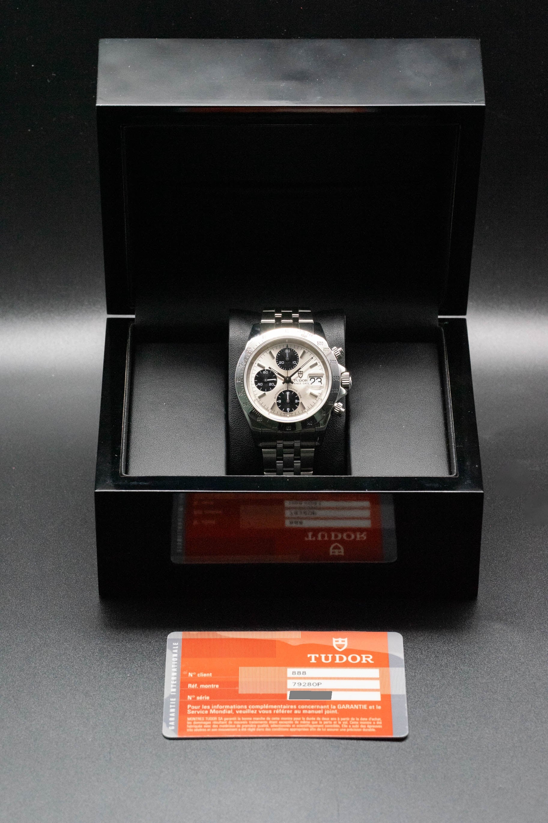 Tudor Prince Date 79280P Silver Dial 2008 Papers