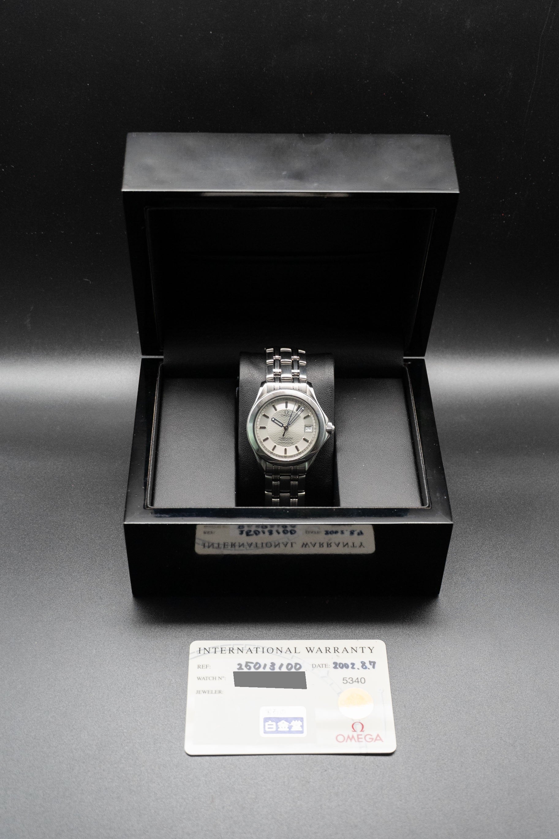 Omega Seamaster 120 2501.31 Silver Dial 2002 Papers