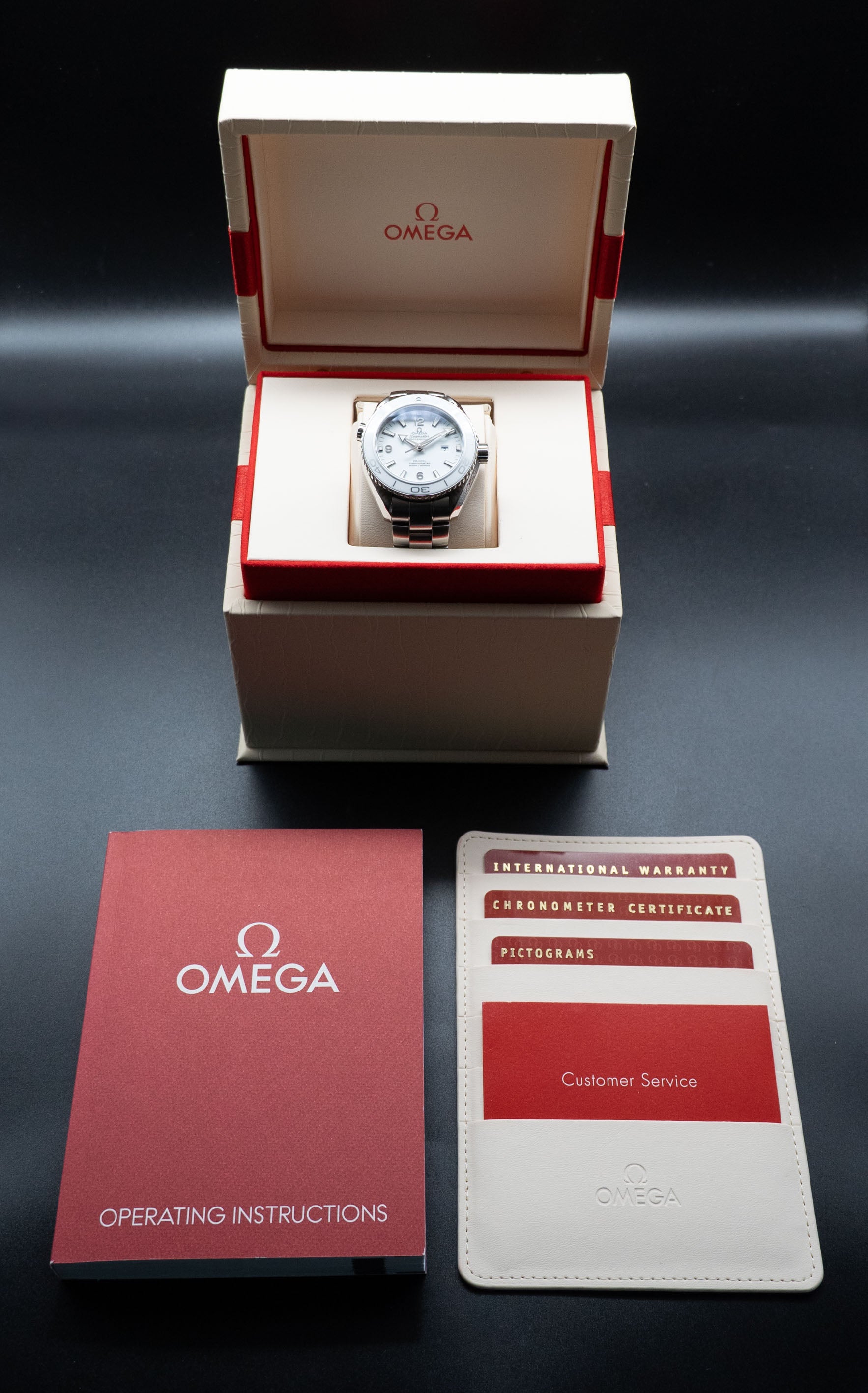 Omega Seamaster Planet Ocean 232.30.38.20.04.001 Fullset 2022 Box+Papers