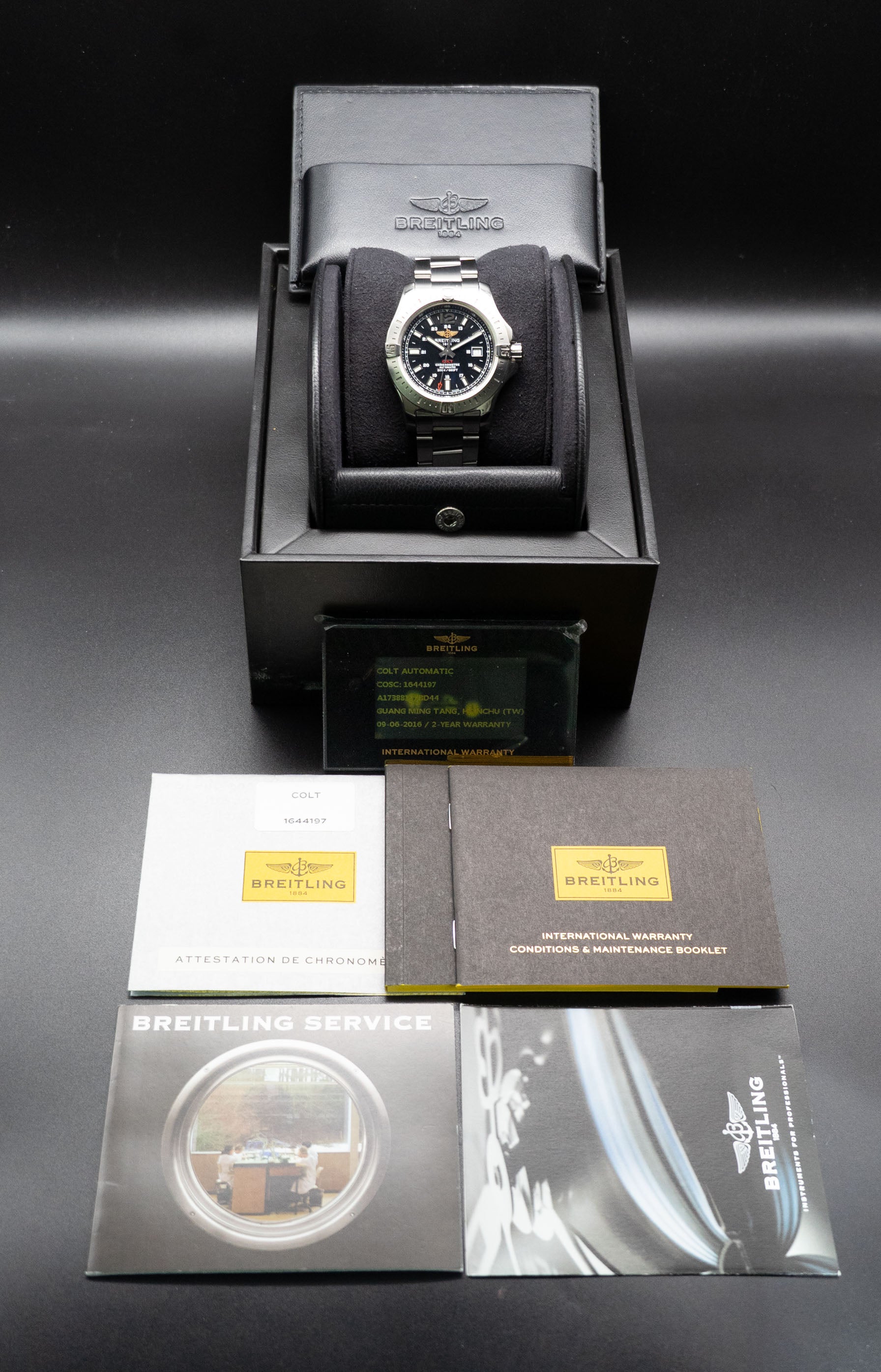 Breitling Colt A17388 Fullset 2016 Box+Papers
