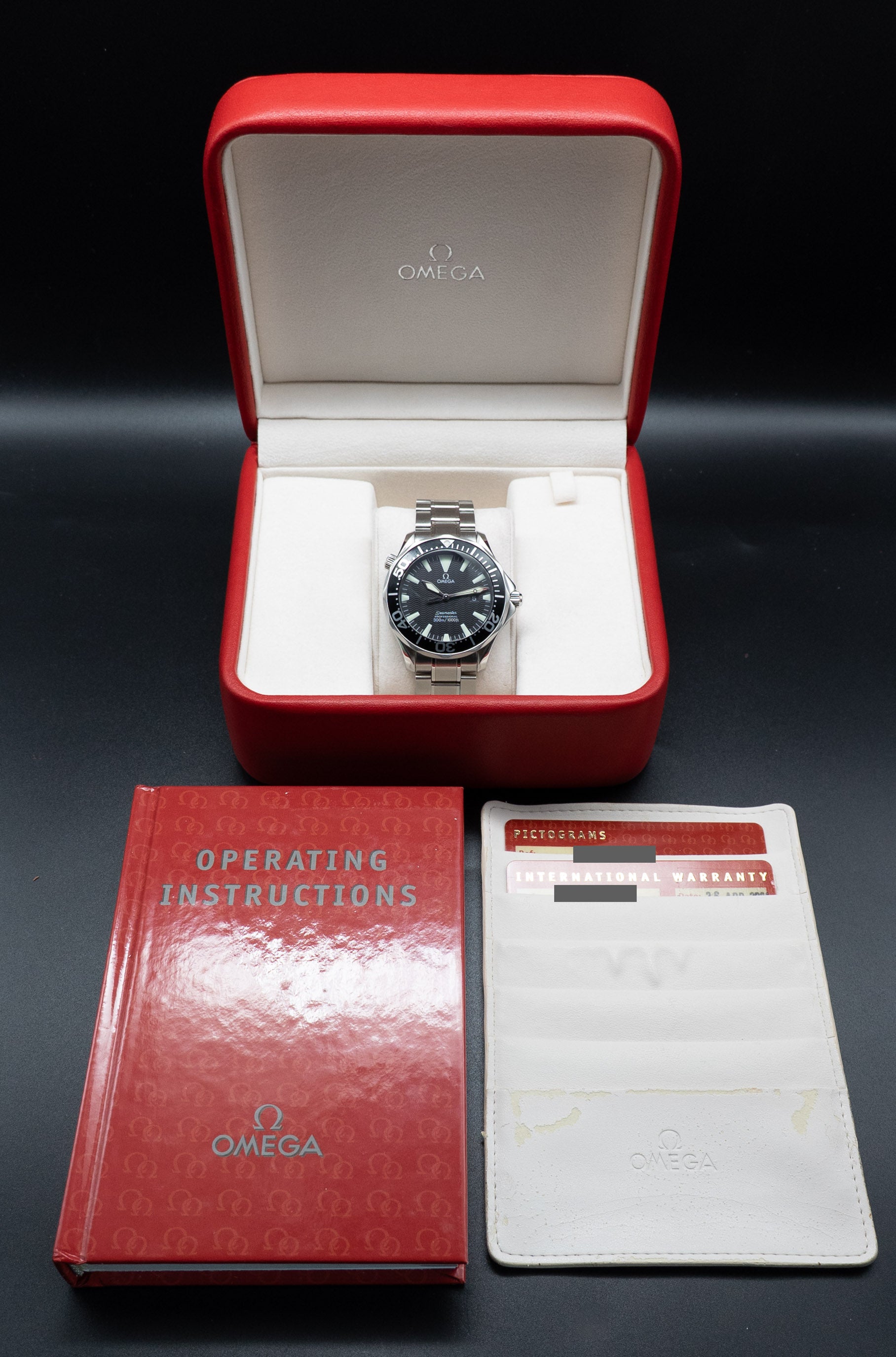 Omega Seamaster Diver 300 2264.50 Fullset 2004 Box+Papers