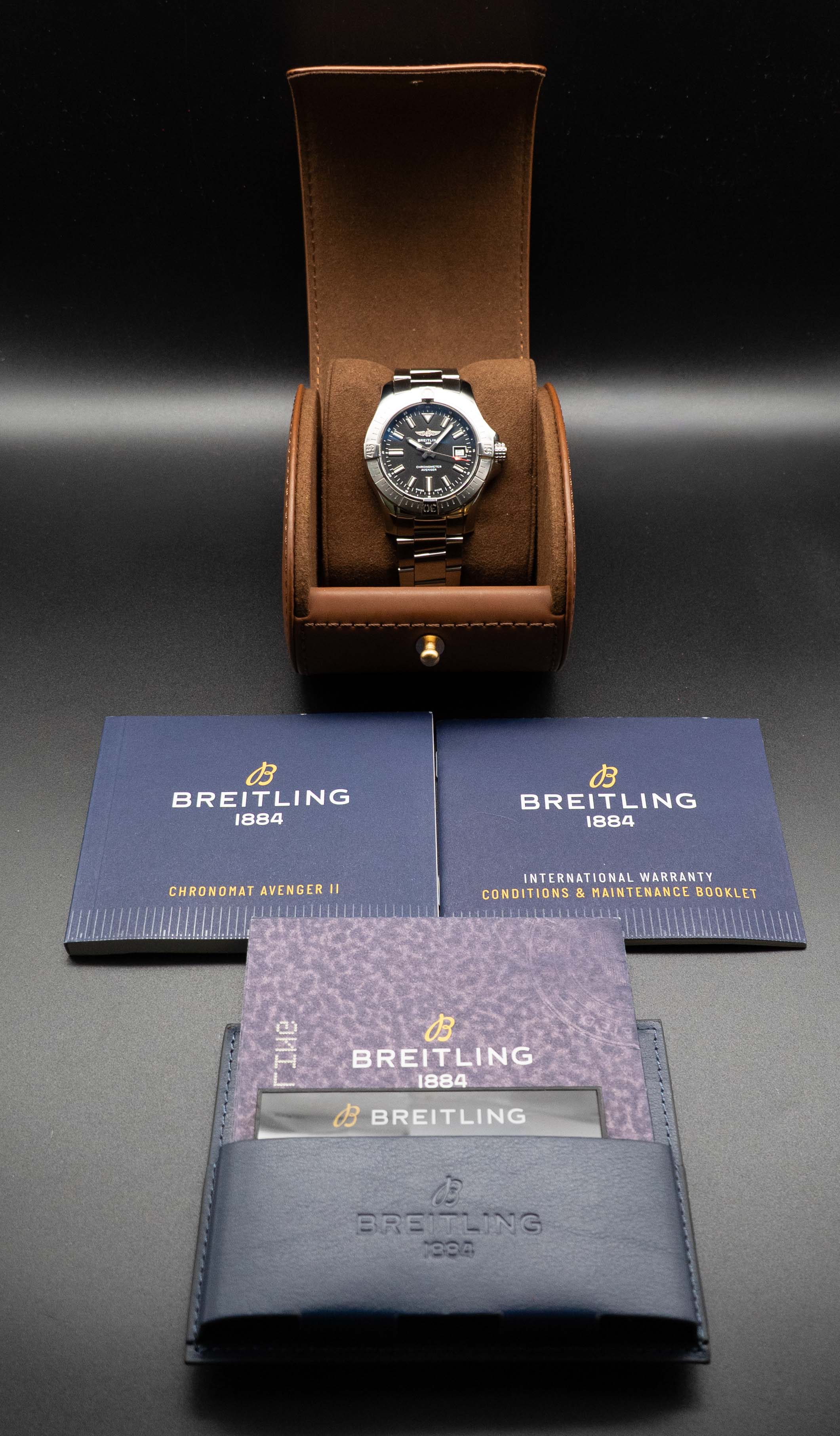 Breitling Avenger Automatic 43 A17318 Black Dial 2020 Papers