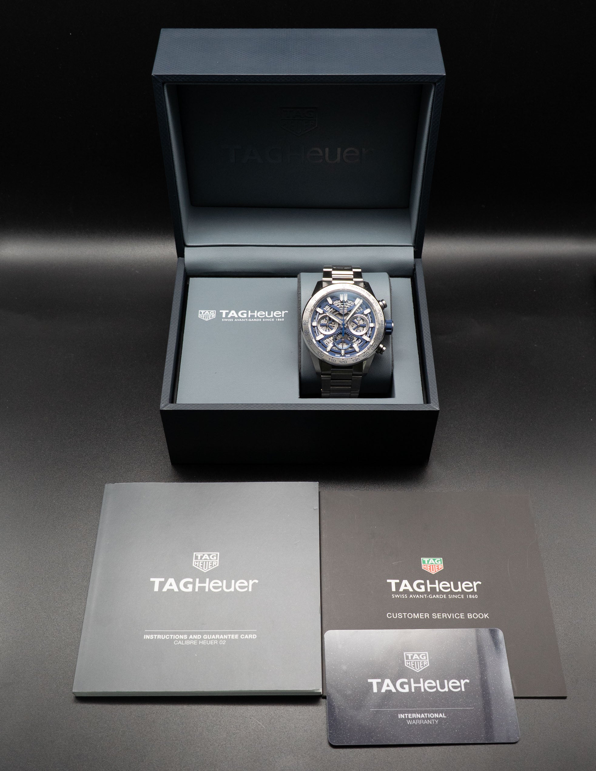 Tag Heuer Carrera CBG2019 Skeleton Fullset 2019 Box+Papers