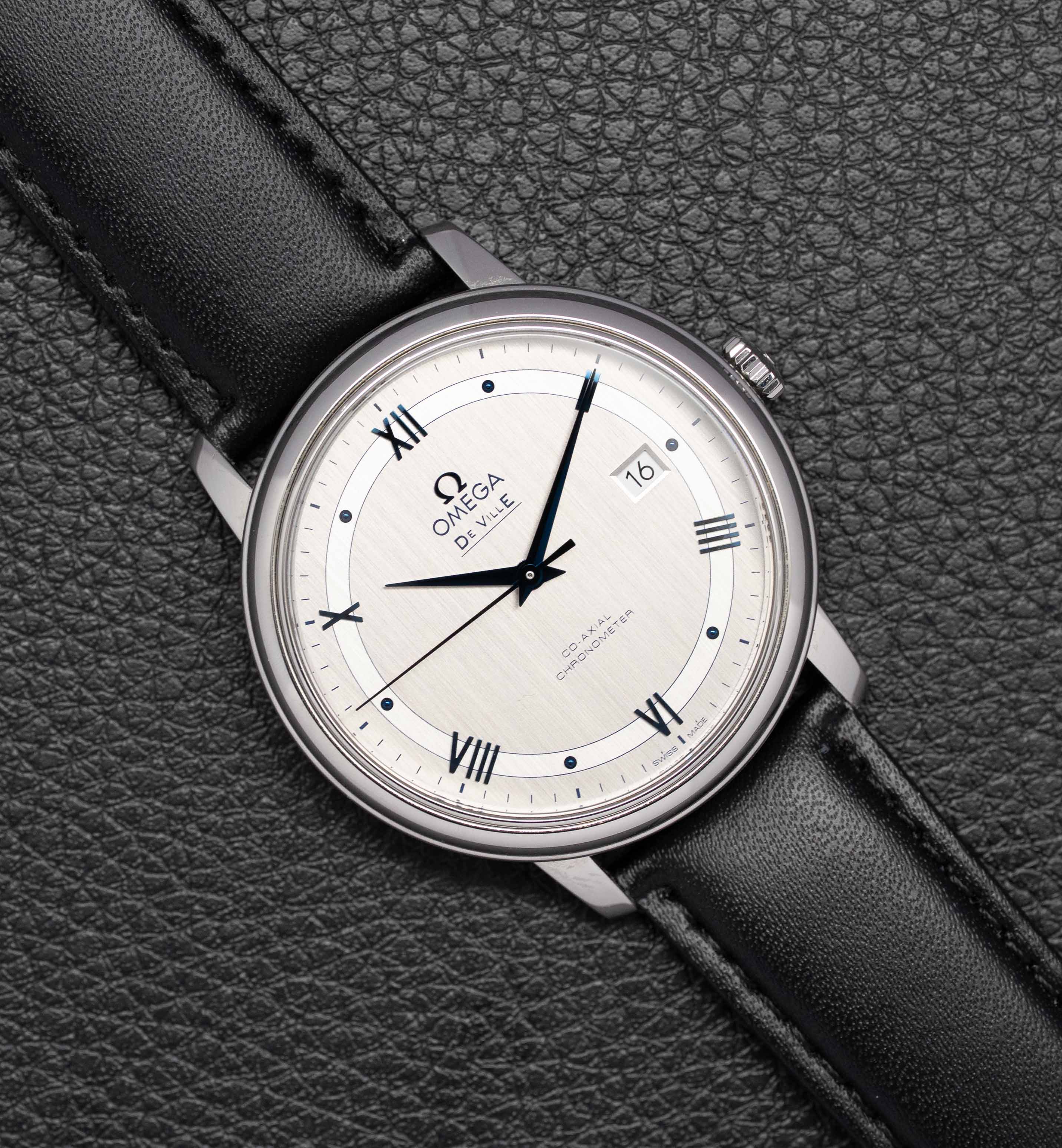 Omega De Ville Prestige 424.13.40.20.02.003 Silver Dial 2018 Papers