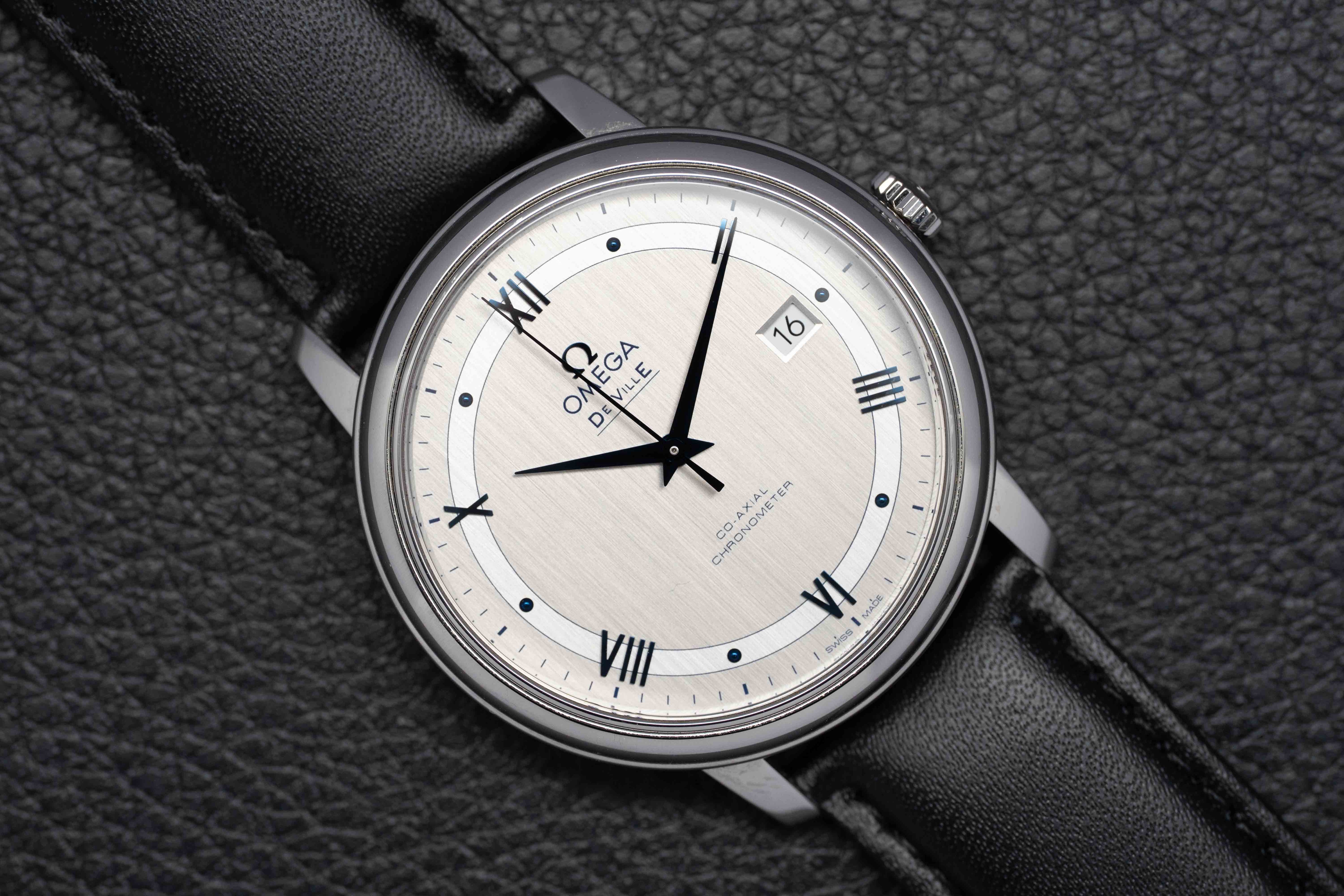 Omega De Ville Prestige 424.13.40.20.02.003 Silver Dial 2018 Papers