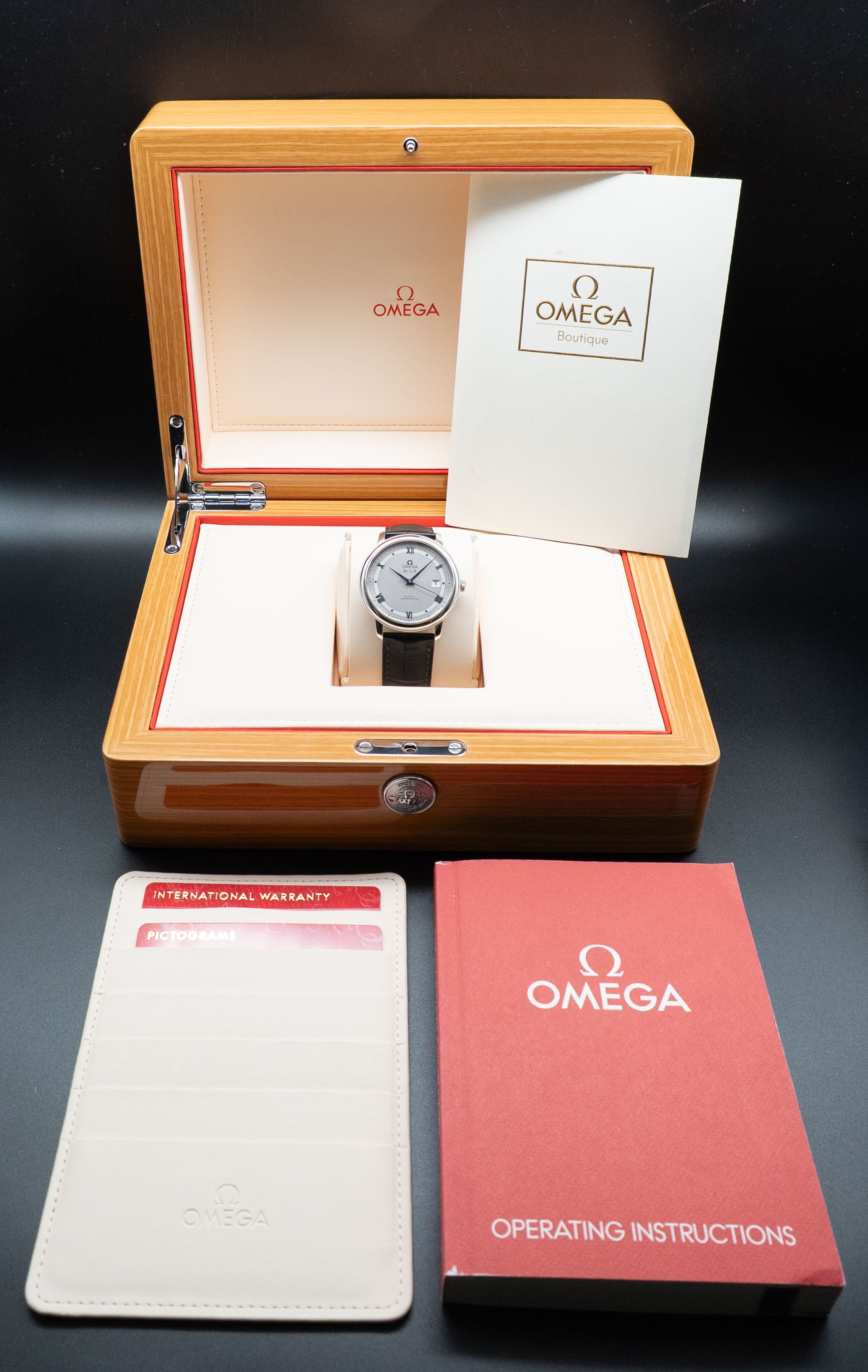 Omega De Ville Prestige 424.13.40.20.02.003 Fullset 2021 Box+Papers